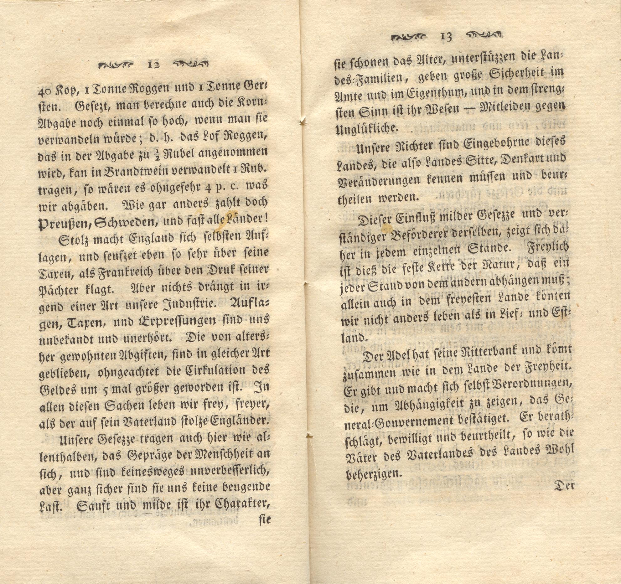Sitten und Zeit (1781) | 7. (12-13) Основной текст