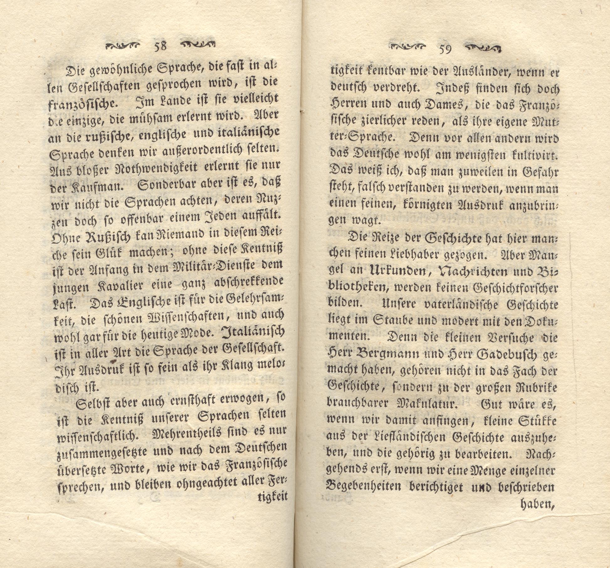 Sitten und Zeit (1781) | 30. (58-59) Põhitekst