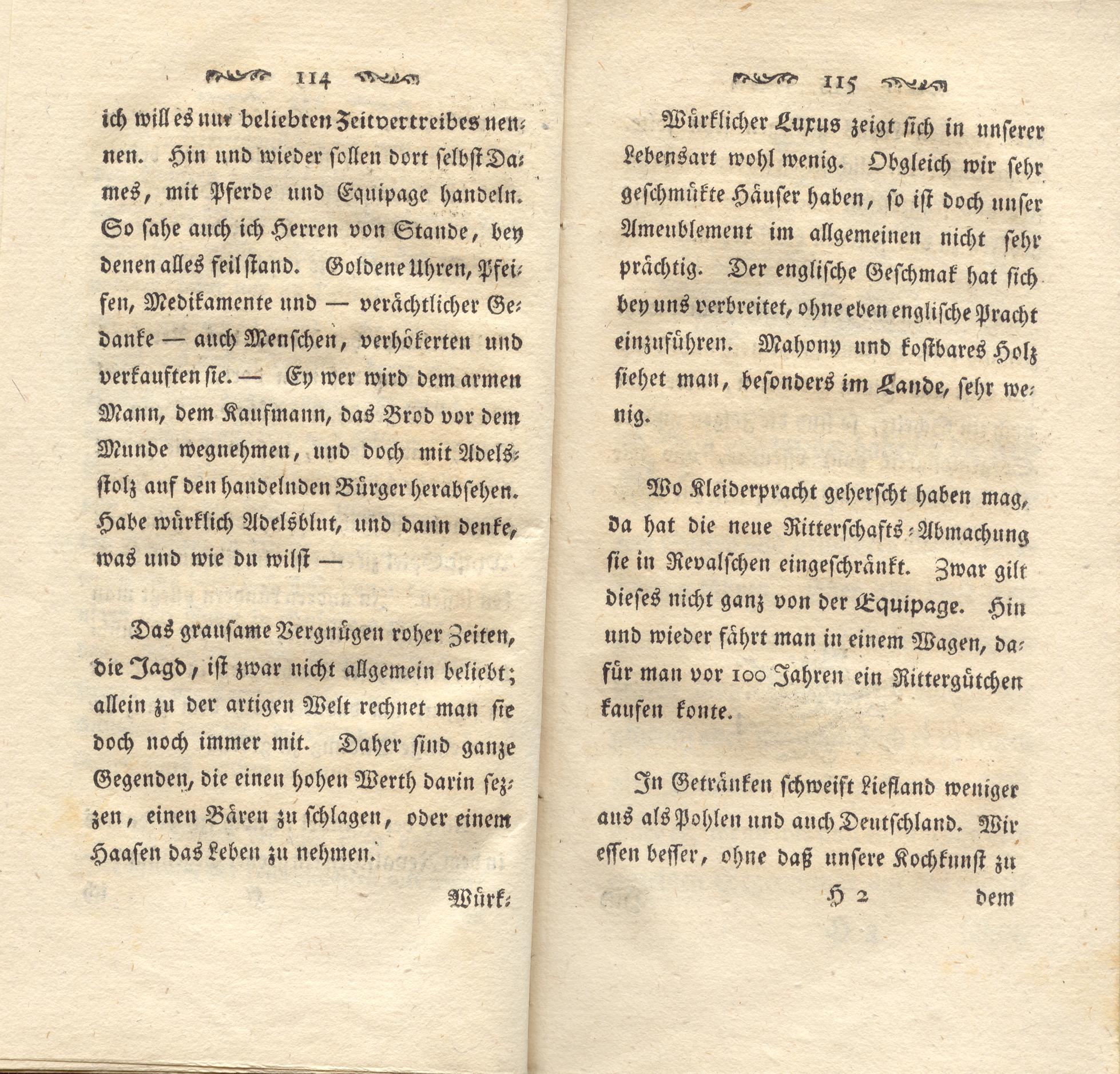 Sitten und Zeit (1781) | 58. (114-115) Main body of text