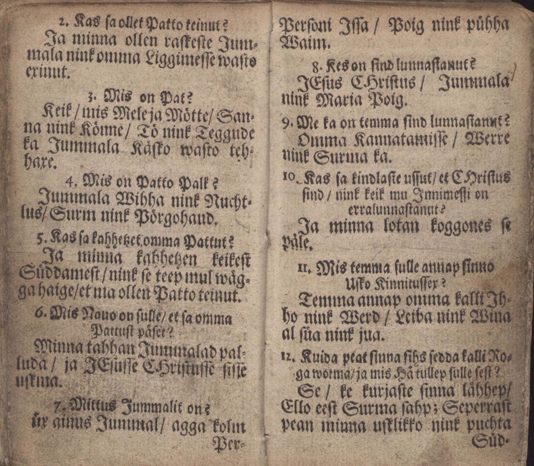 D. Mart. Lutterusse Katechismus (1700) | 22. Main body of text