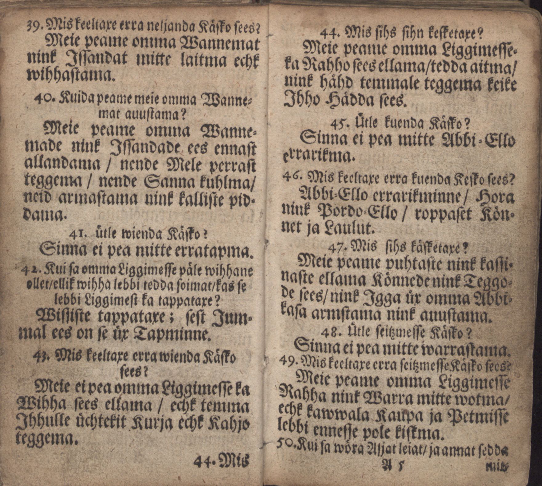 Ma Kele Koddo- nink Kirko-Ramat (1700) | 35. Основной текст
