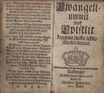 Ewangeliummit Nink Epistlit (1700) | 1. Title page