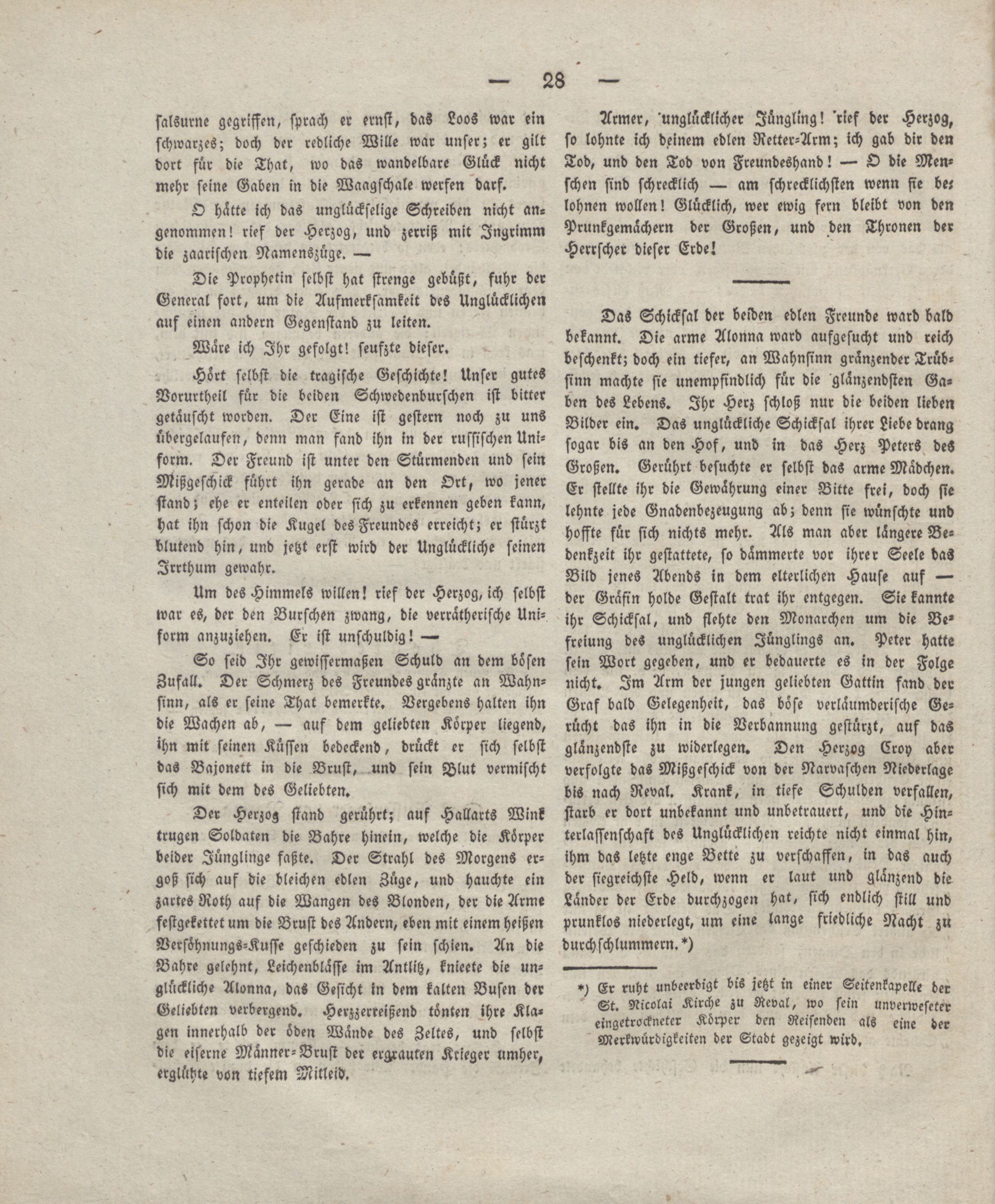 Esthona [1] (1828) | 32. (28) Основной текст