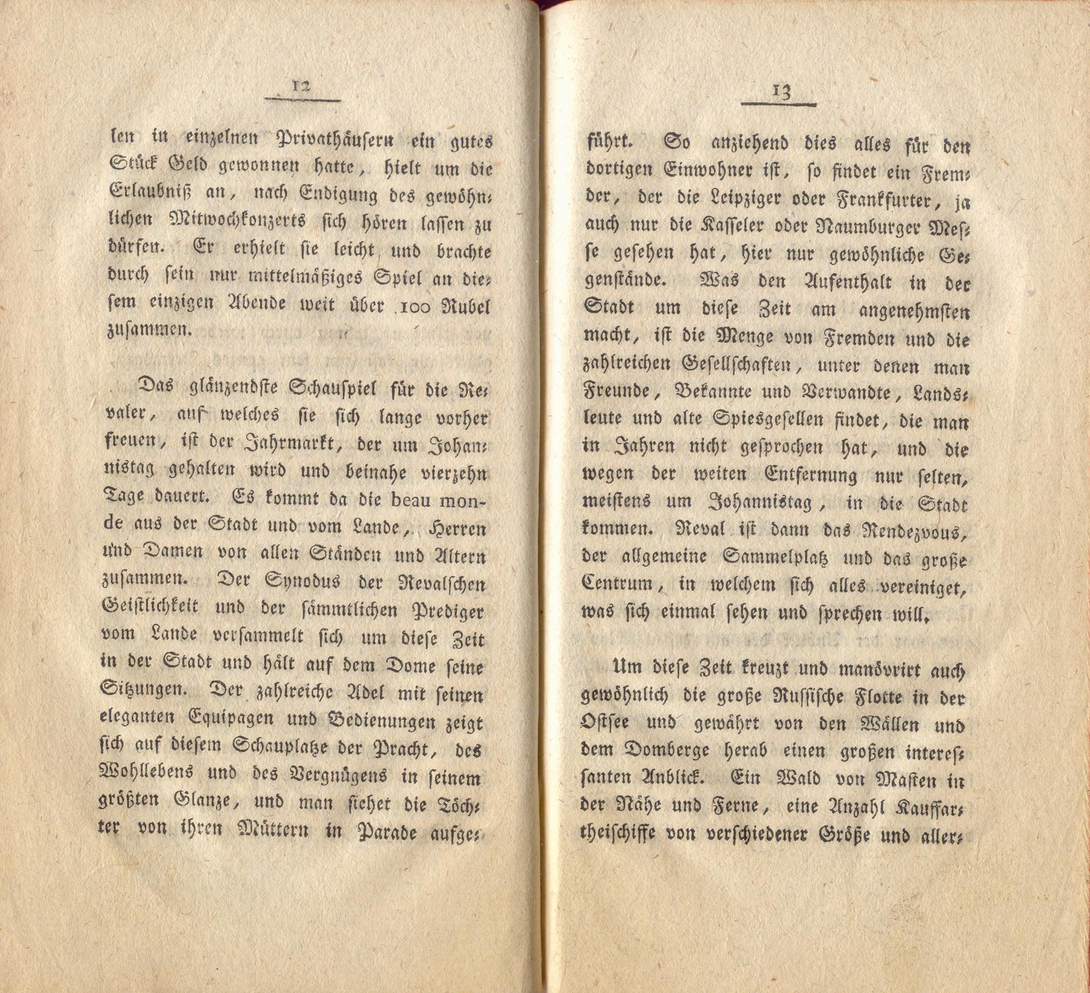 Neue Pittoresken aus Norden (1805) | 11. (12-13) Main body of text