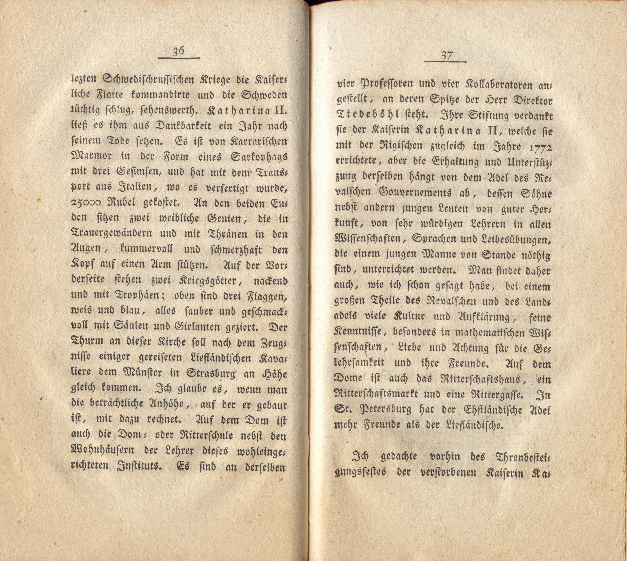 Neue Pittoresken aus Norden (1805) | 23. (36-37) Main body of text