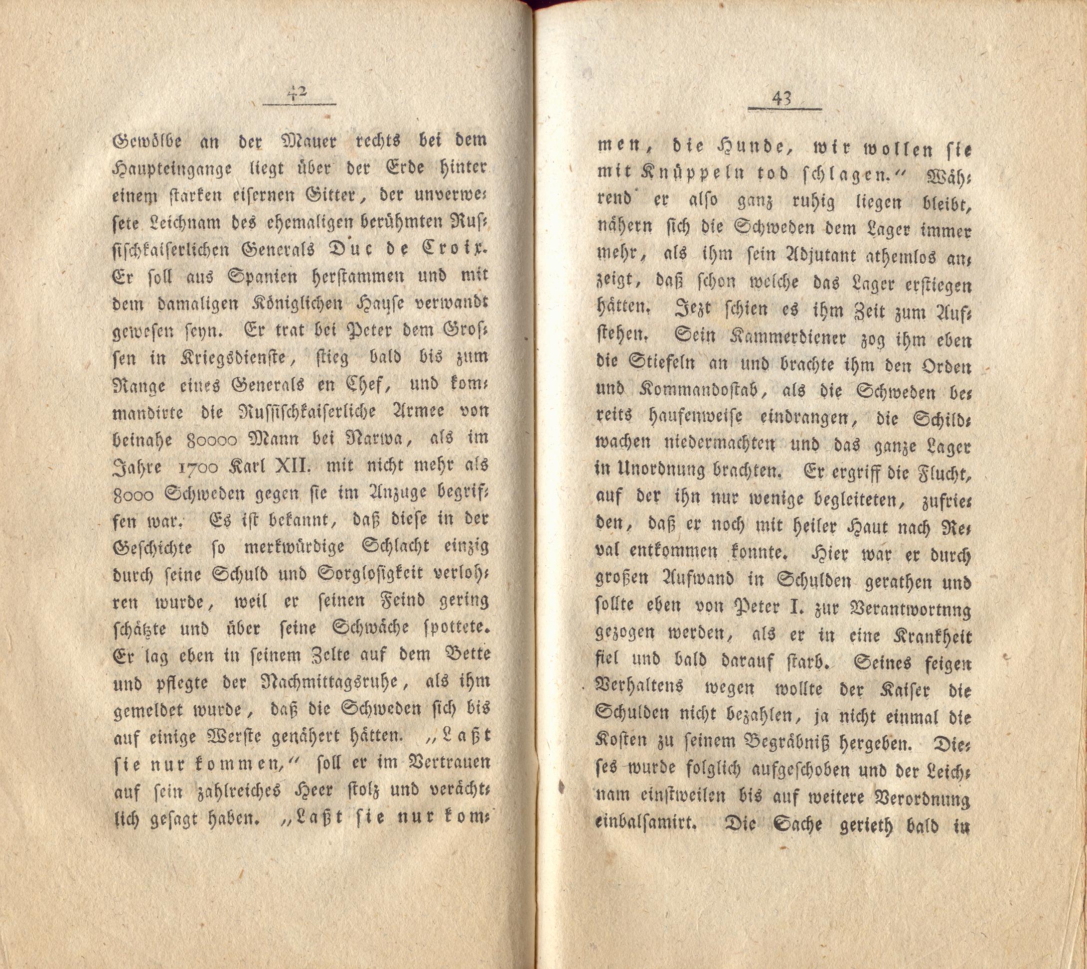 Neue Pittoresken aus Norden (1805) | 26. (42-43) Main body of text
