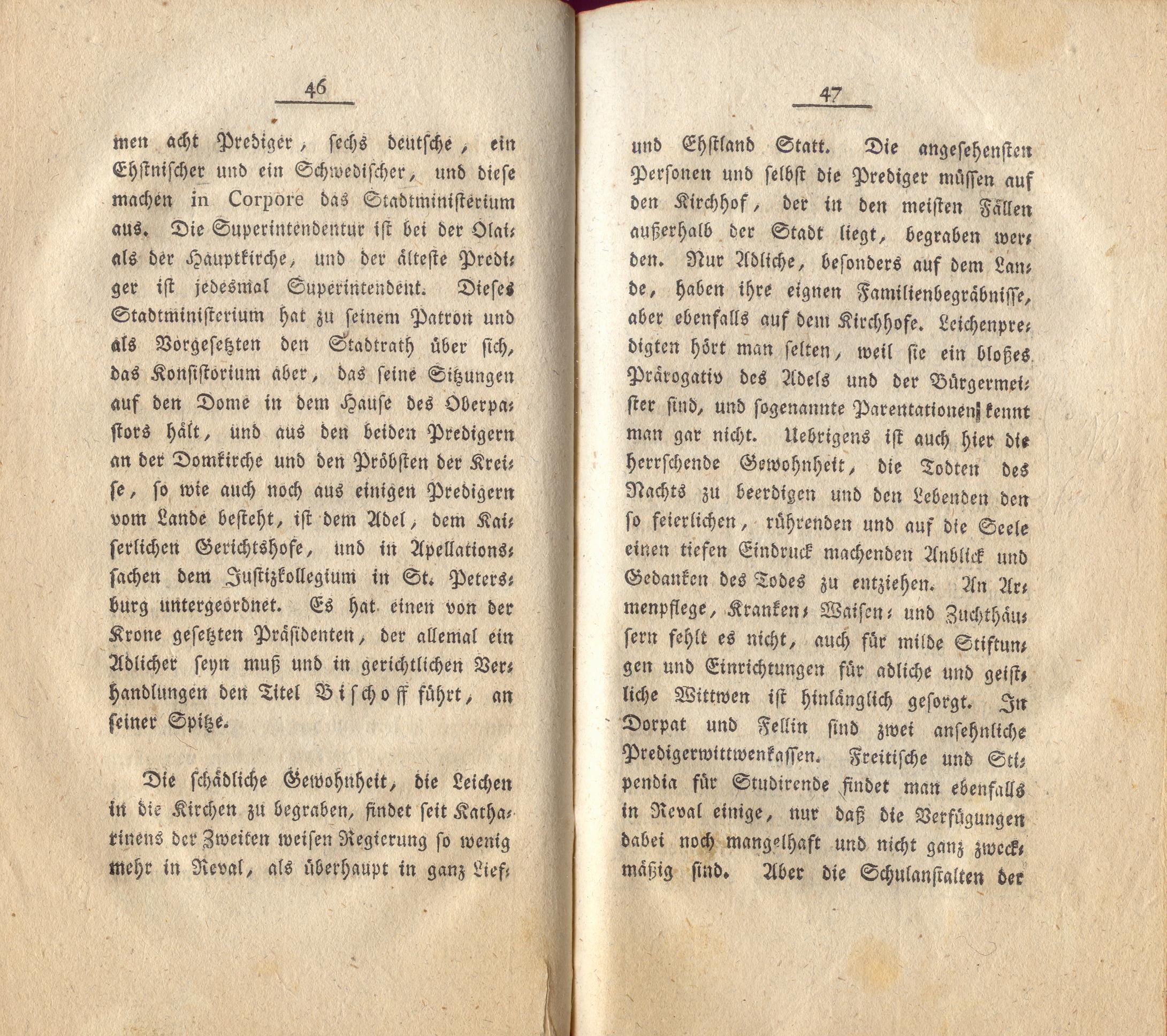 Neue Pittoresken aus Norden (1805) | 28. (46-47) Main body of text