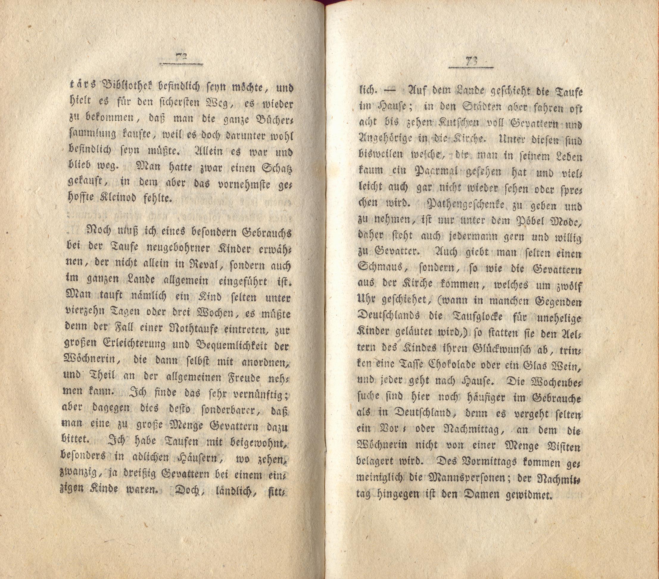 Neue Pittoresken aus Norden (1805) | 41. (72-73) Main body of text