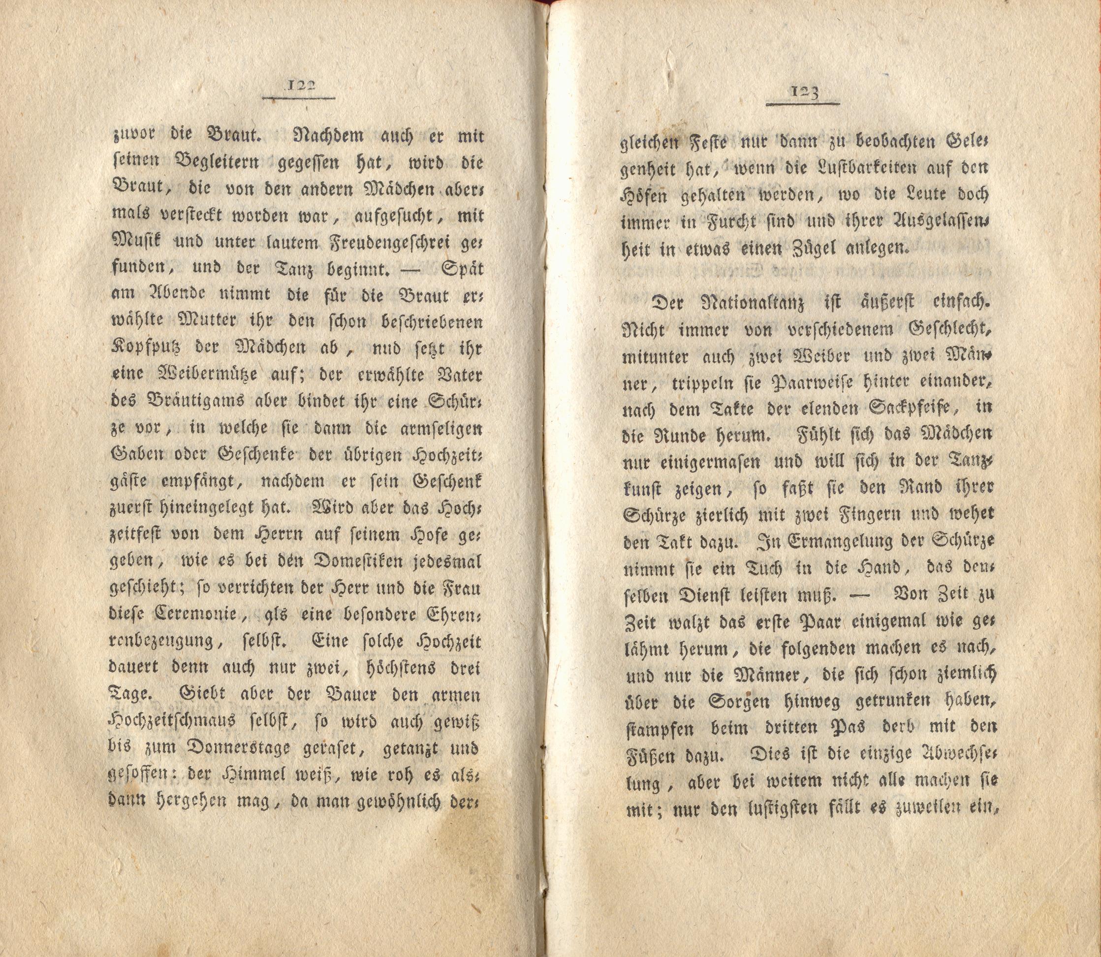 Neue Pittoresken aus Norden (1805) | 68. (122-123) Main body of text