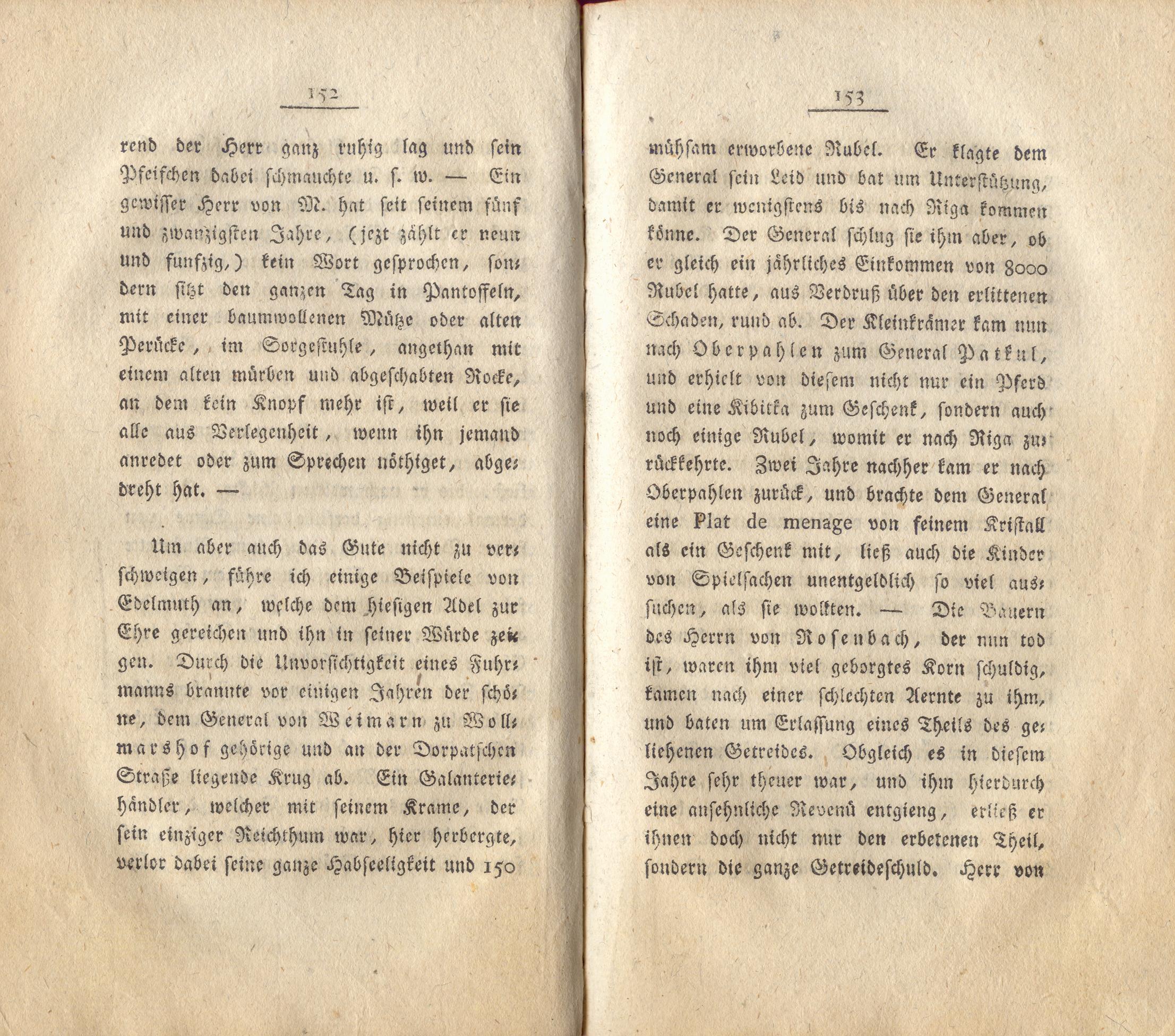 Neue Pittoresken aus Norden (1805) | 83. (152-153) Main body of text