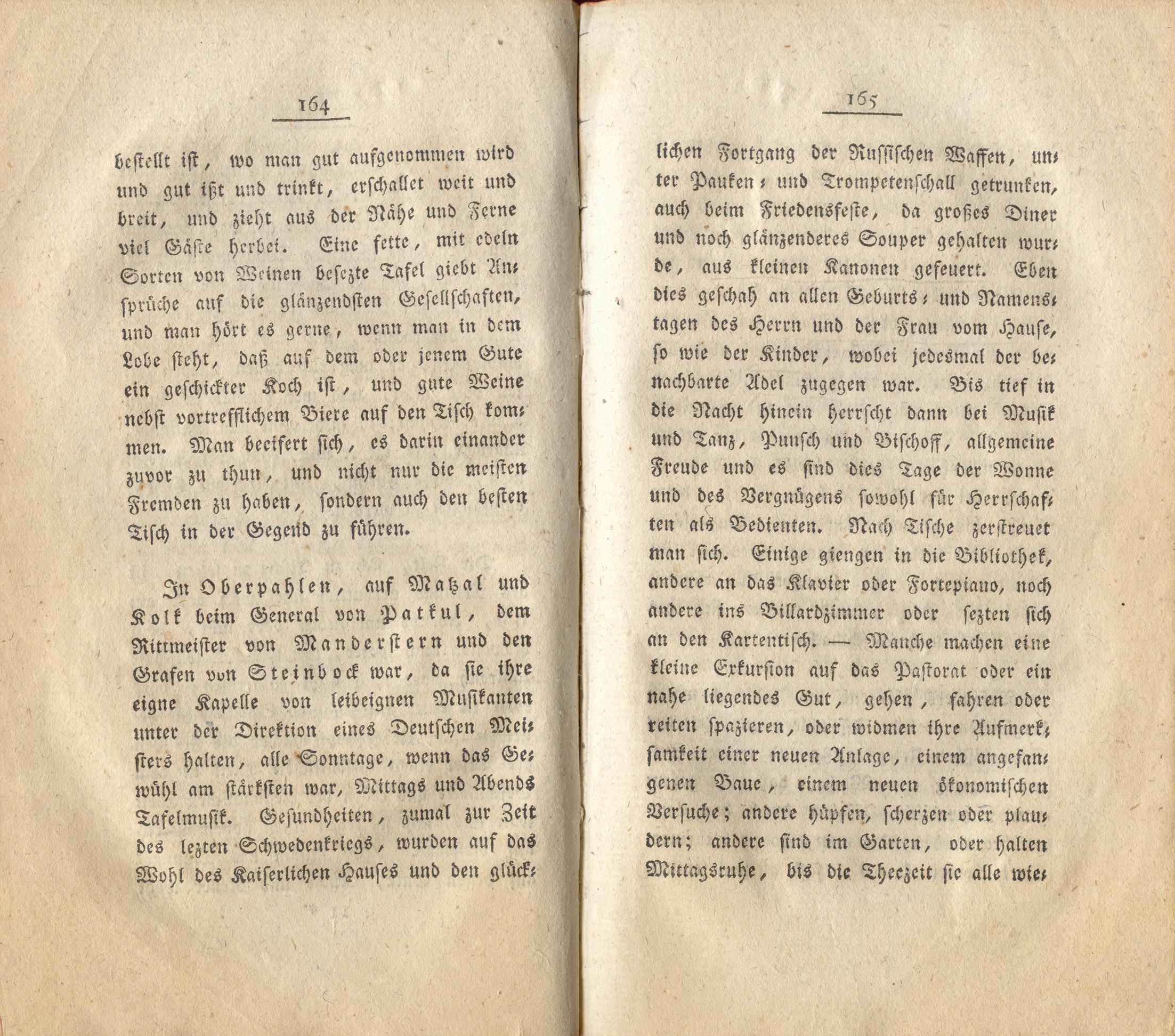 Neue Pittoresken aus Norden (1805) | 89. (164-165) Main body of text