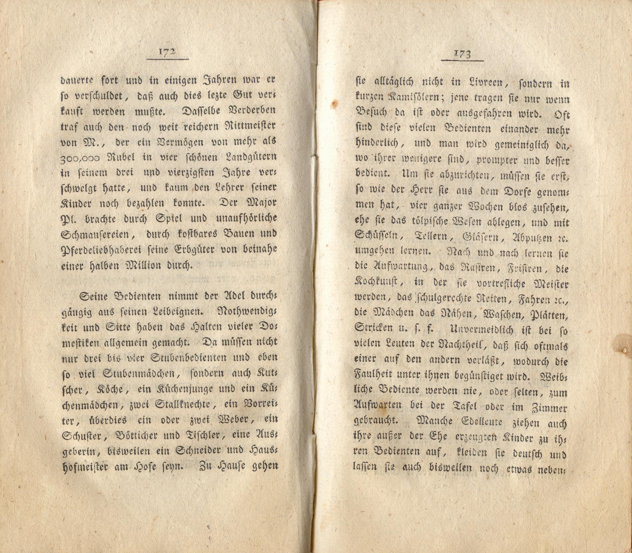 Neue Pittoresken aus Norden (1805) | 93. (172-173) Main body of text