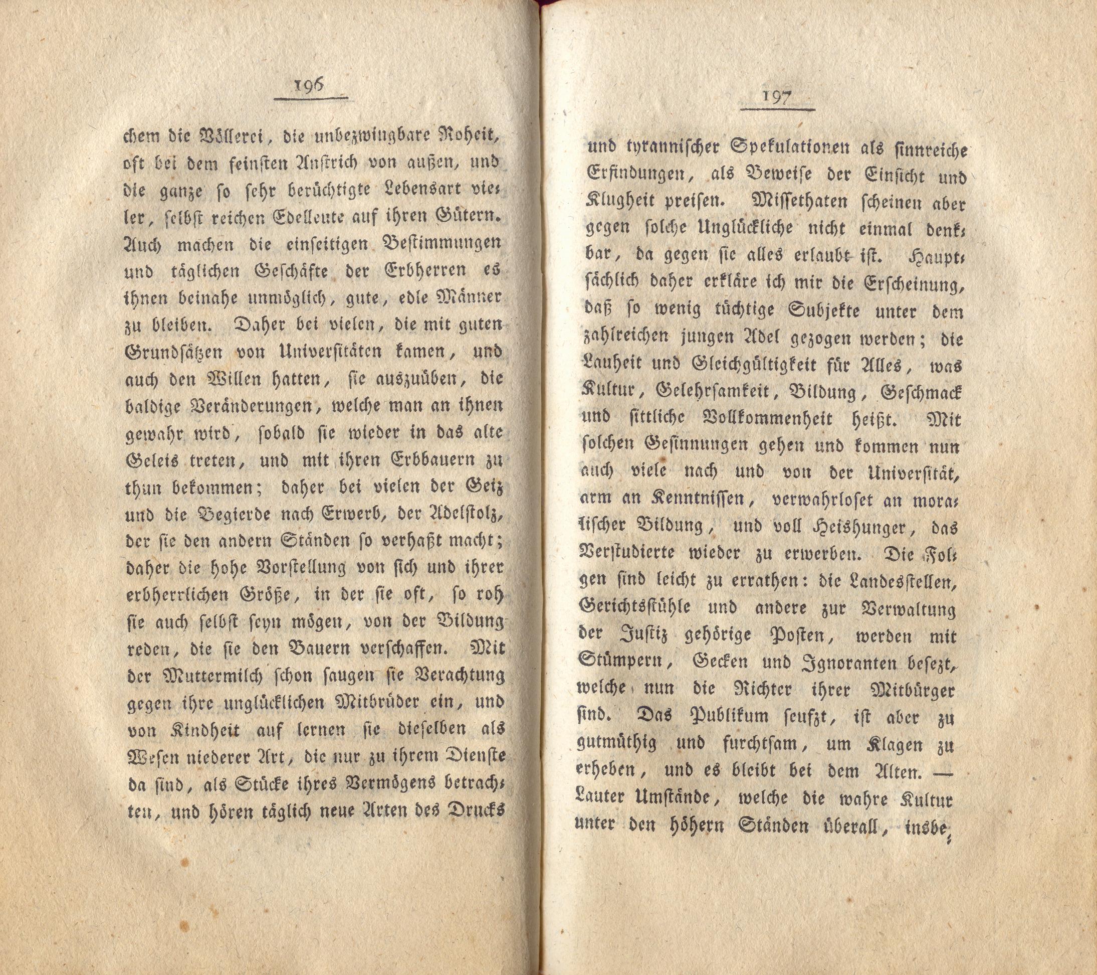 Neue Pittoresken aus Norden (1805) | 105. (196-197) Haupttext