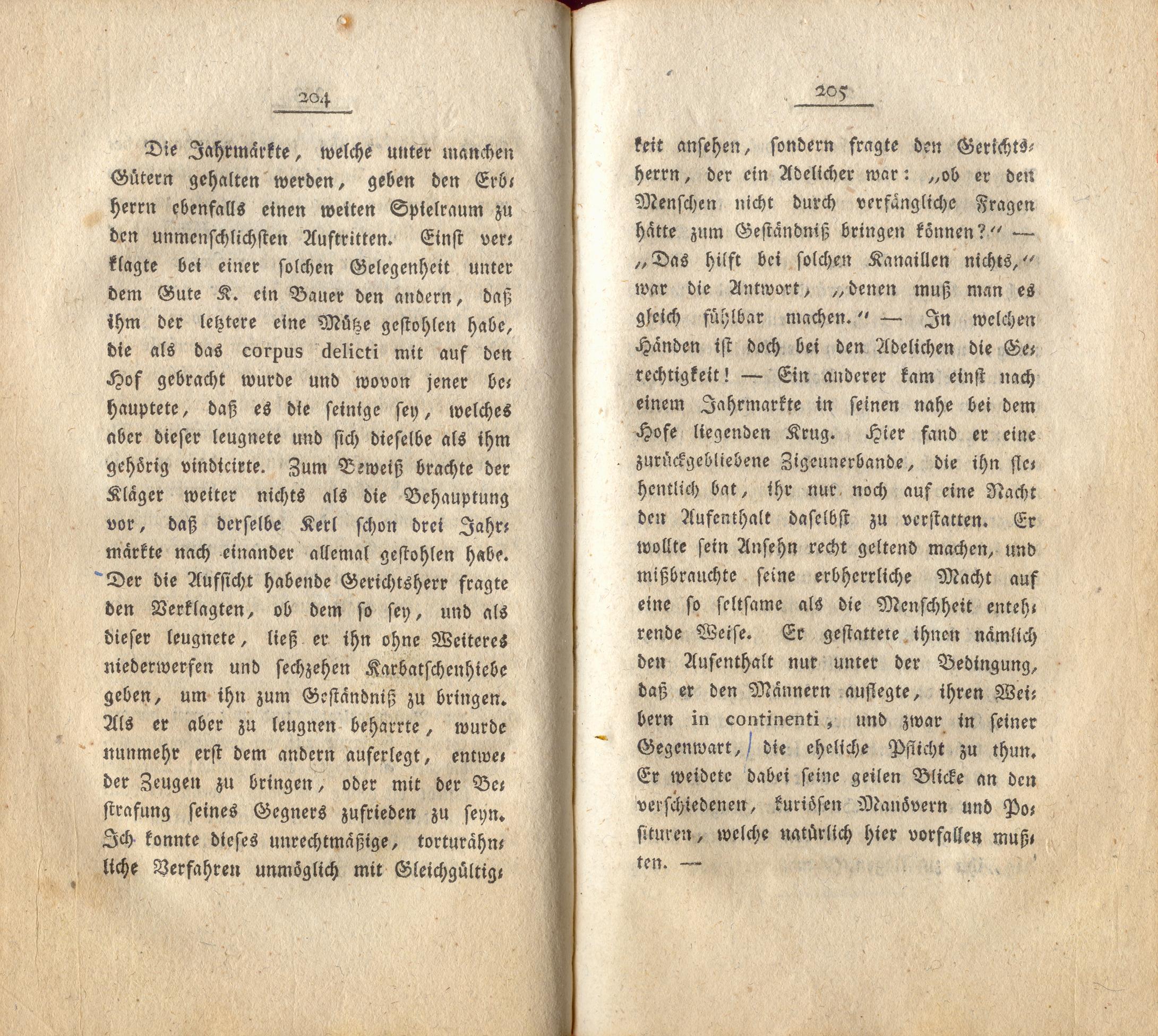 Neue Pittoresken aus Norden (1805) | 109. (204-205) Haupttext