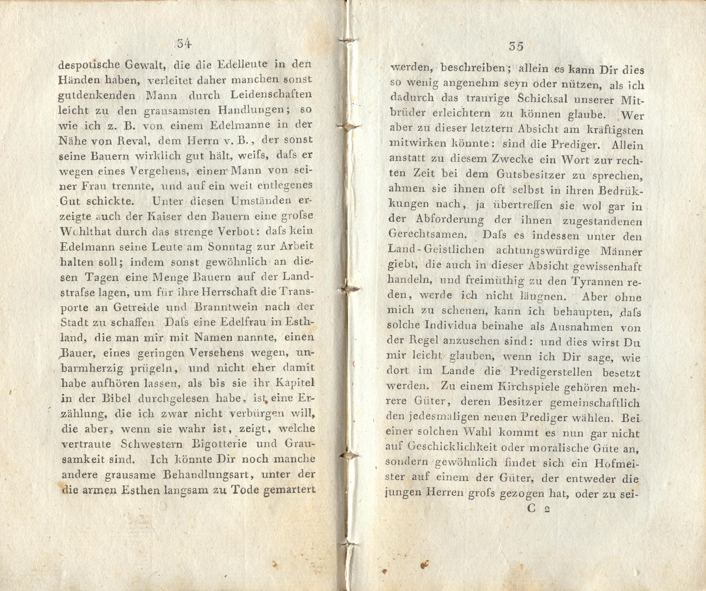 Briefe über Reval (1800) | 18. (34-35) Põhitekst