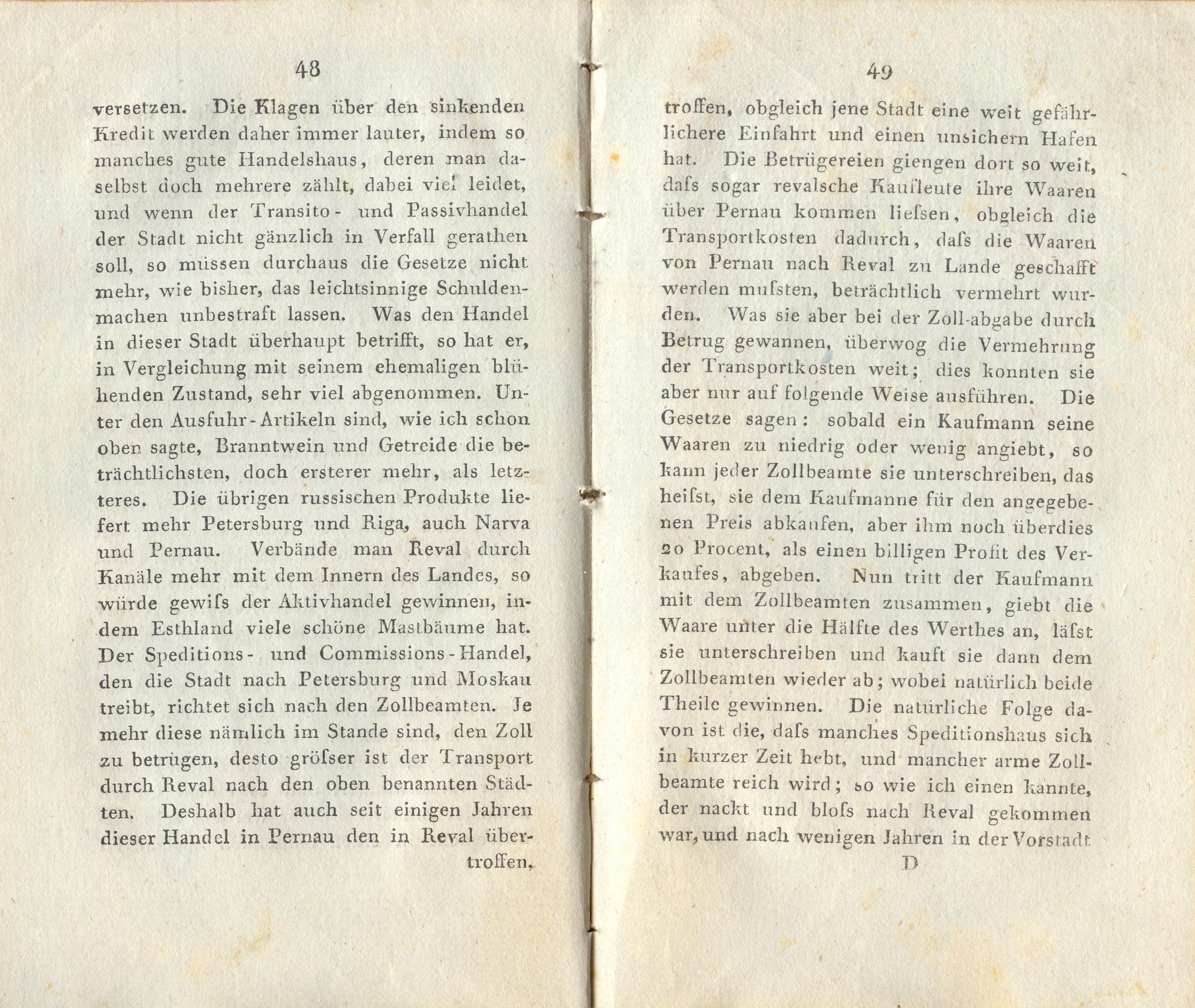 Briefe über Reval (1800) | 25. (48-49) Основной текст