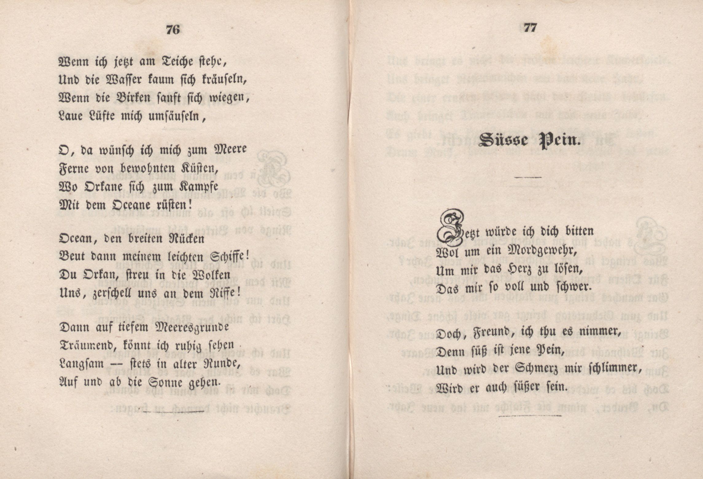 Süsse Pein (1846) | 1. (76-77) Main body of text