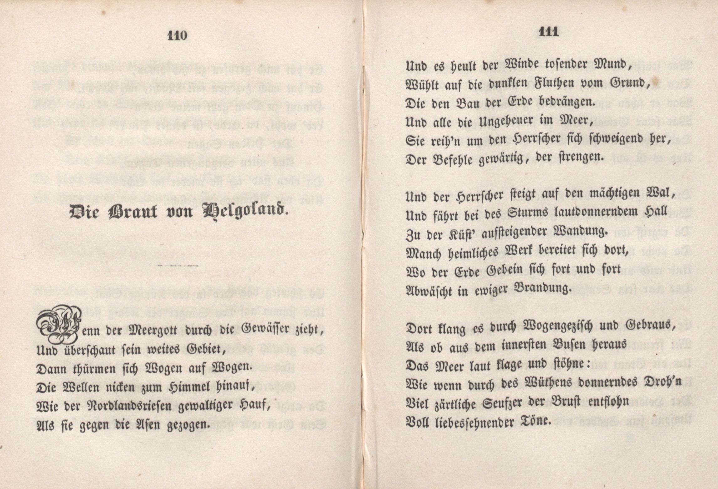 Die Braut von Helgoland (1846) | 1. (110-111) Основной текст