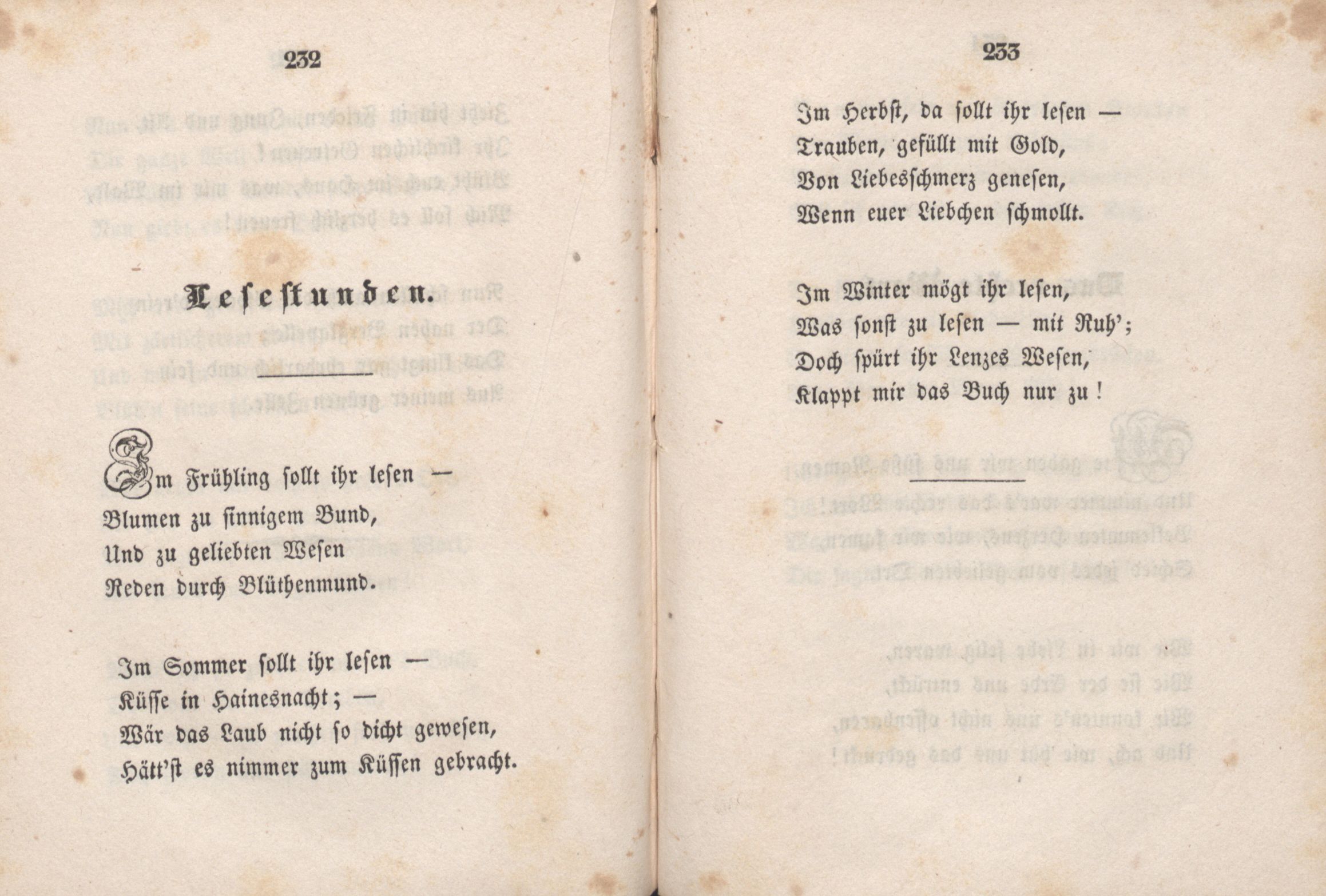 Balladen und Lieder (1846) | 121. (232-233) Põhitekst