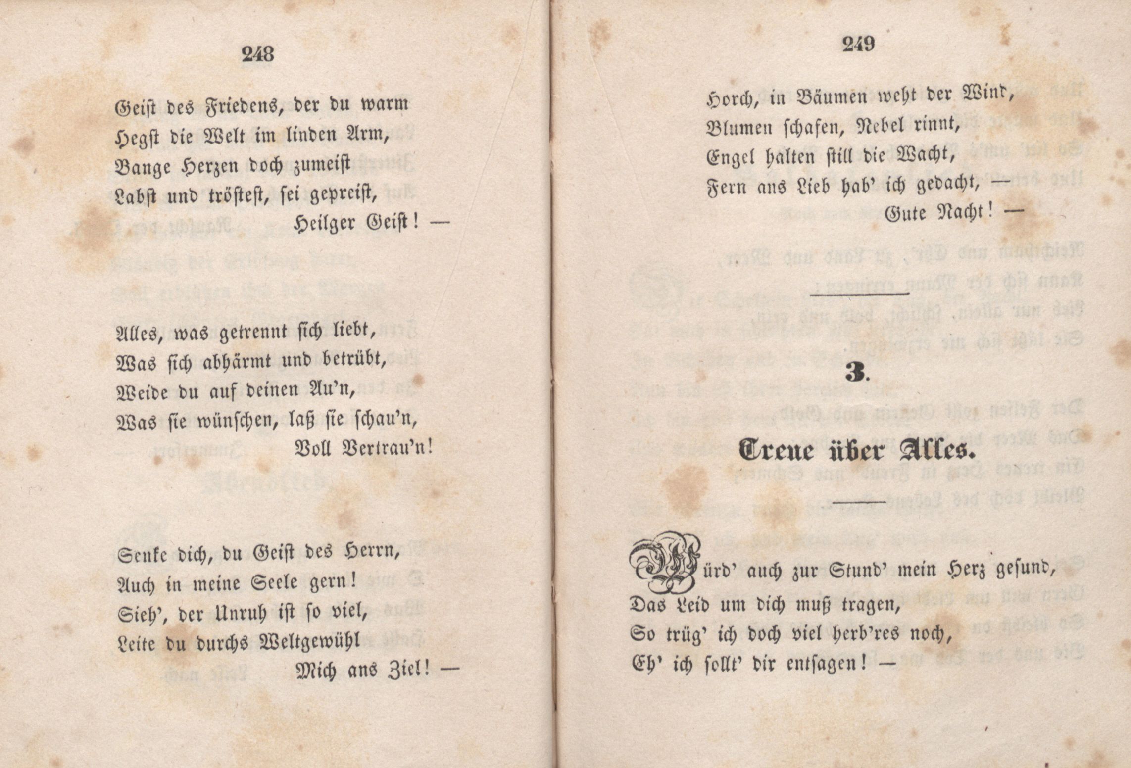 Treue über Alles (1846) | 1. (248-249) Main body of text