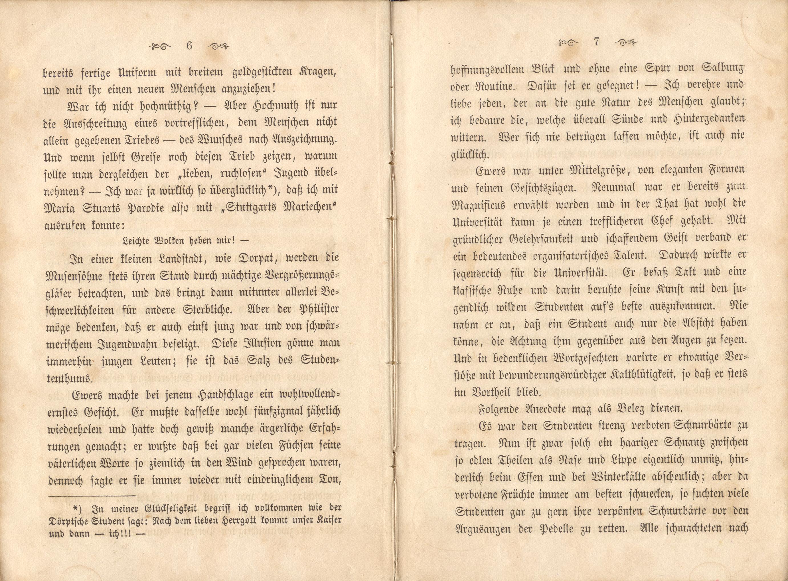 Dorpats Grössen und Typen (1868) | 6. (6-7) Haupttext