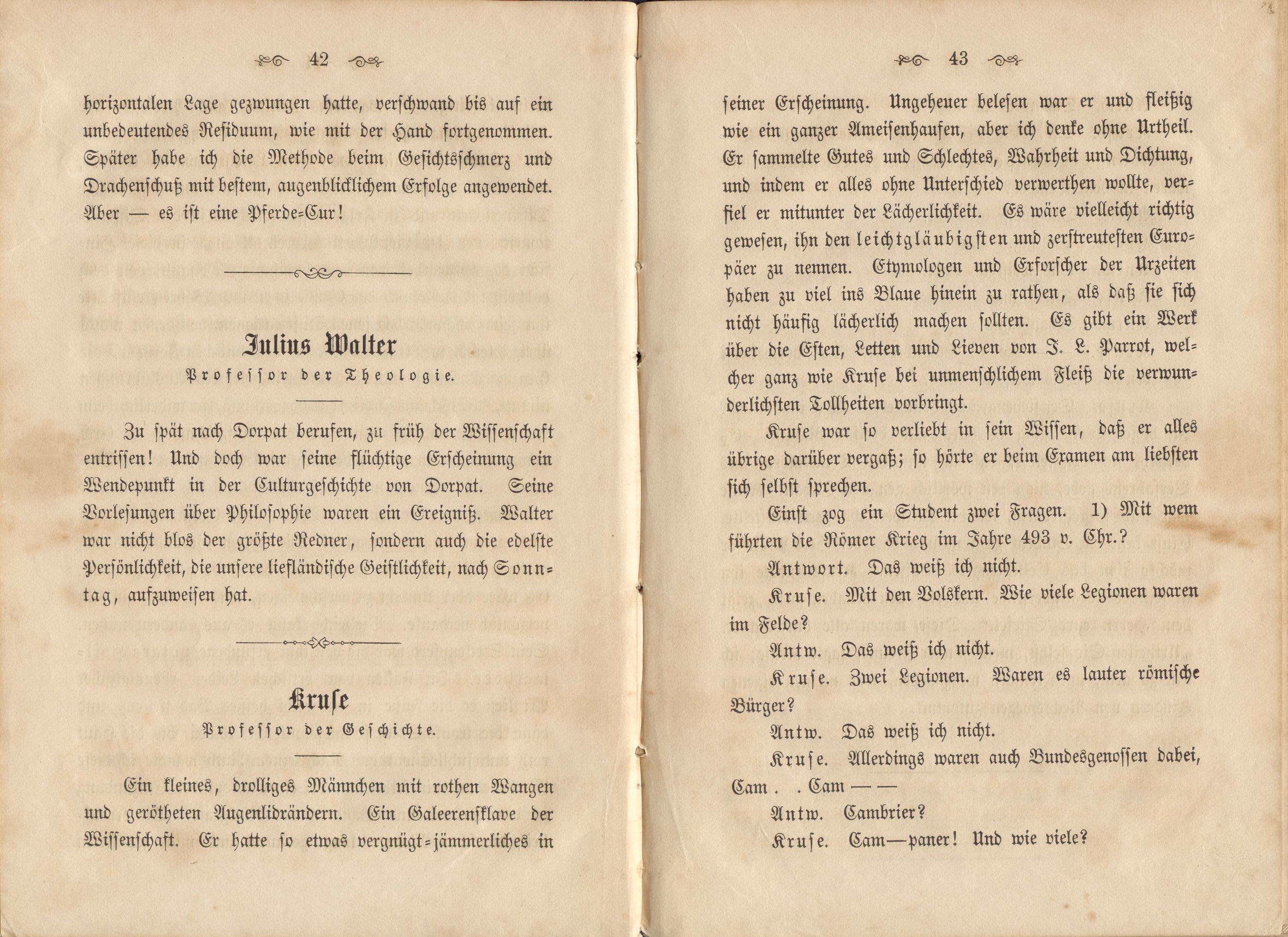 Dorpats Grössen und Typen (1868) | 24. (42-43) Haupttext