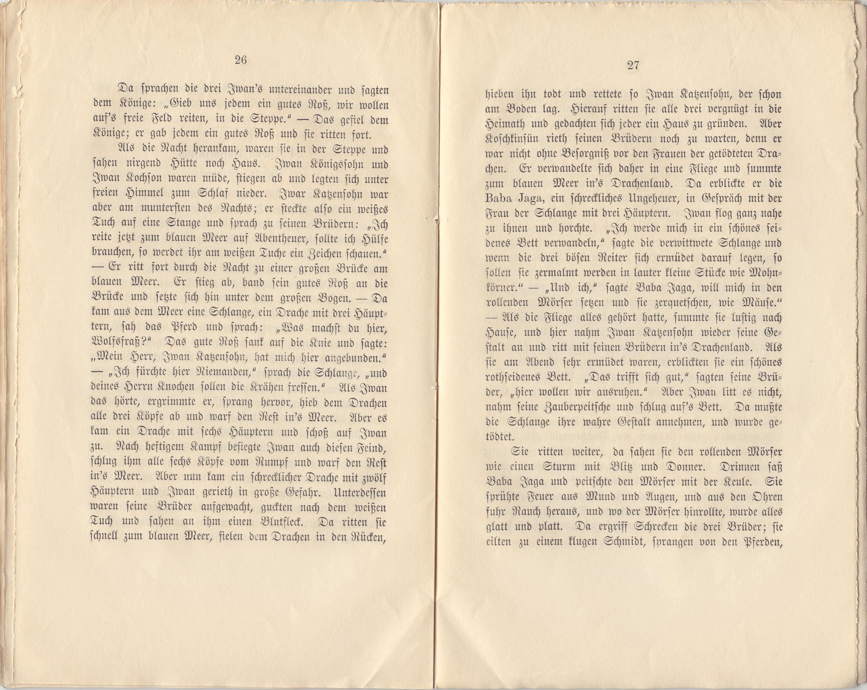 Ságen vom Ladogasee (1872) | 17. (26-27) Põhitekst