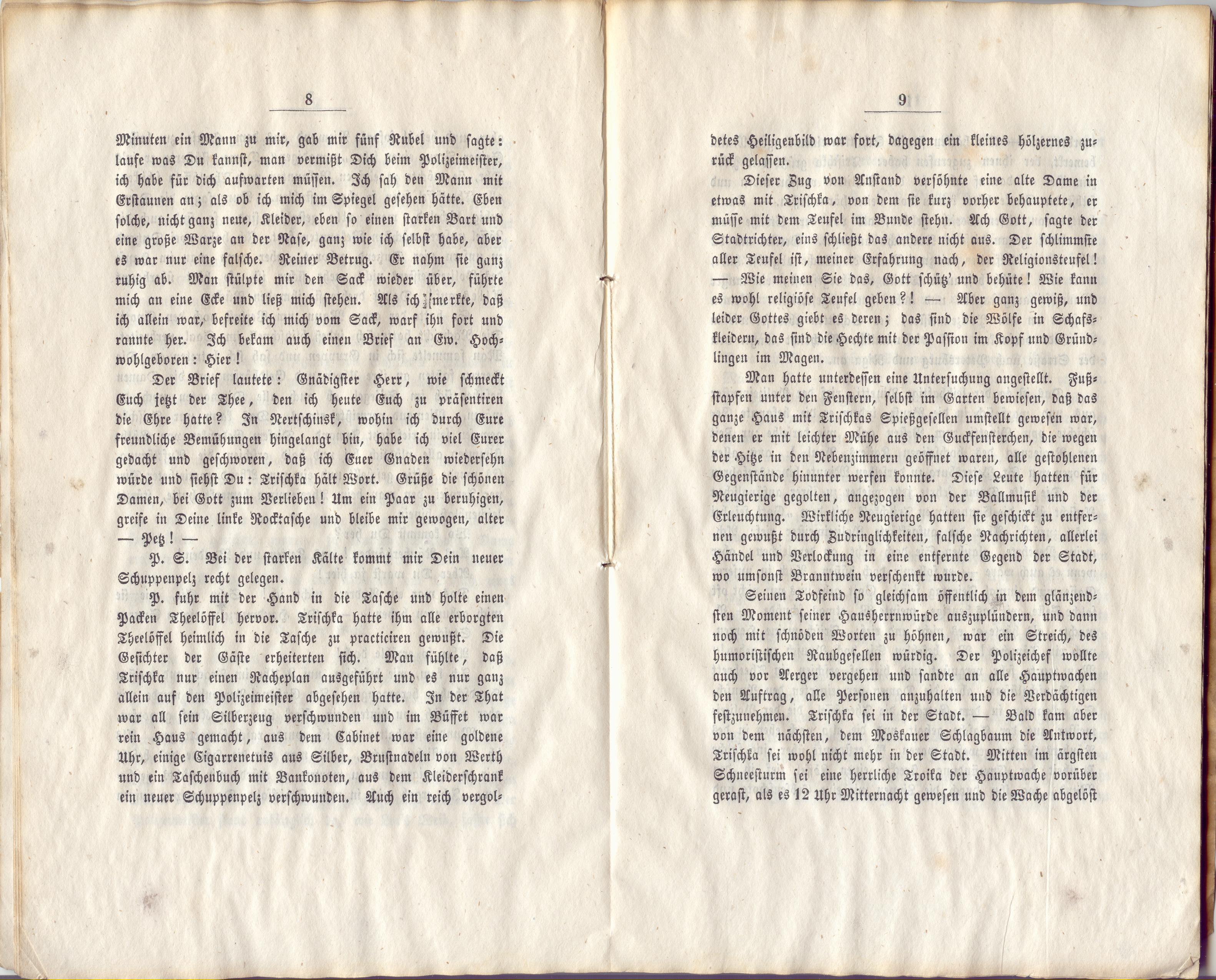 Medicinische Dorfgeschichten (1860) | 22. (8-9) Haupttext