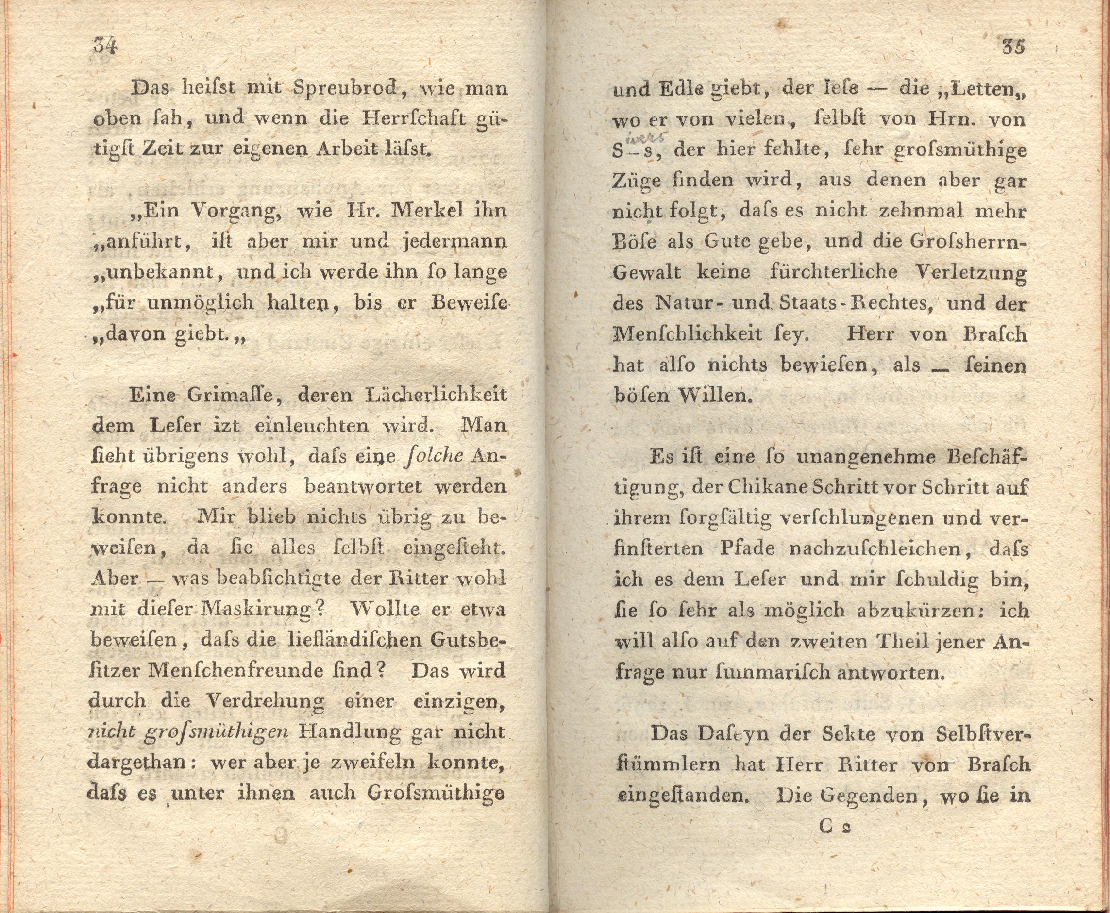Supplement zu den Letten (1798) | 18. (34-35) Основной текст