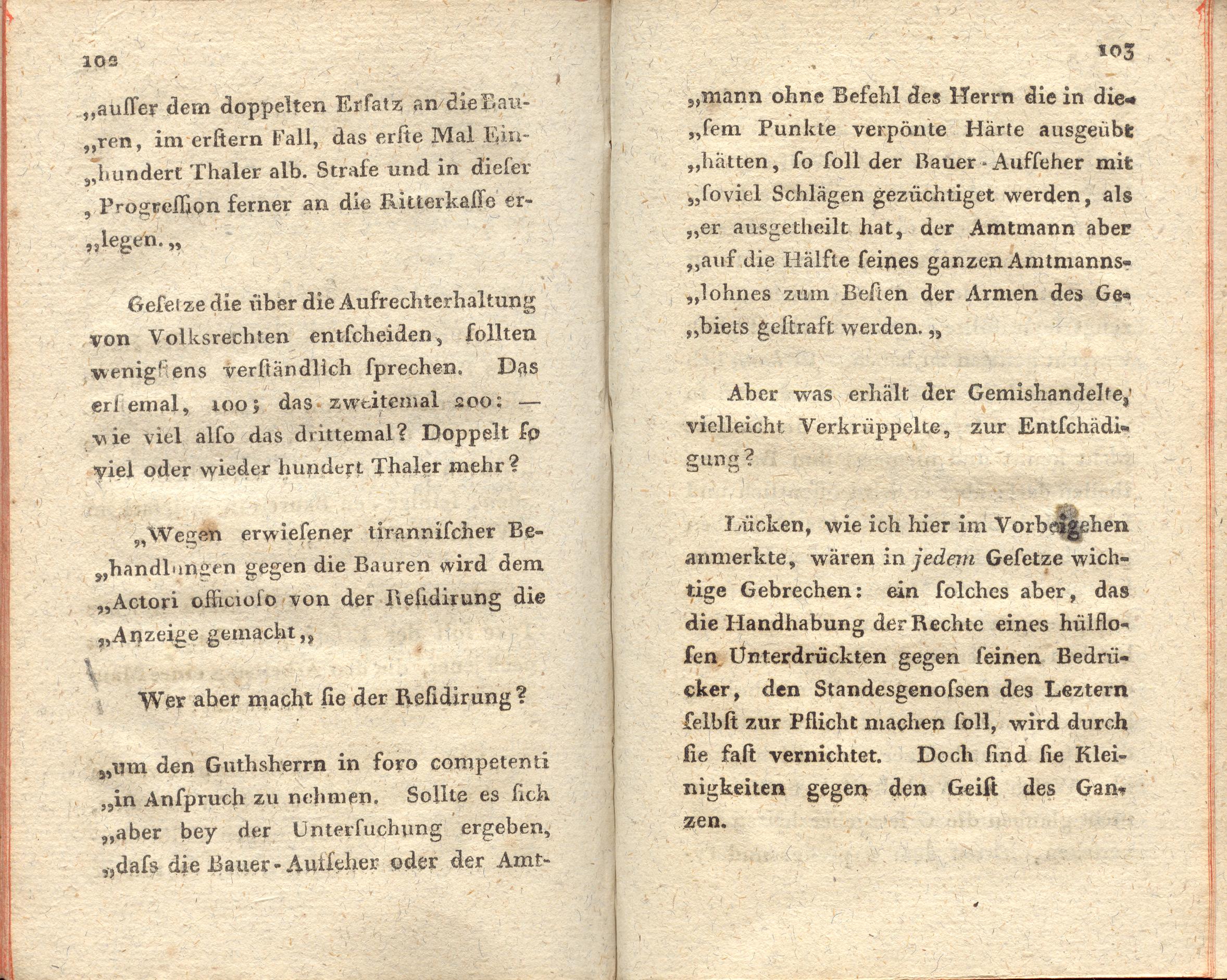 Supplement zu den Letten (1798) | 52. (102-103) Põhitekst