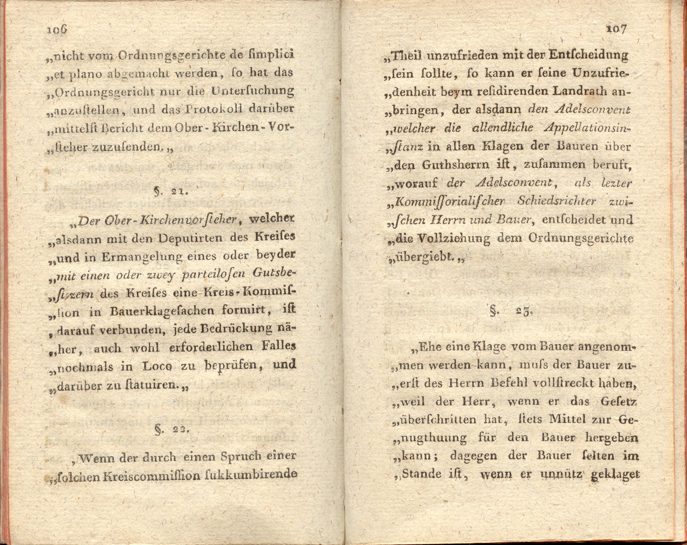 Supplement zu den Letten (1798) | 54. (106-107) Main body of text
