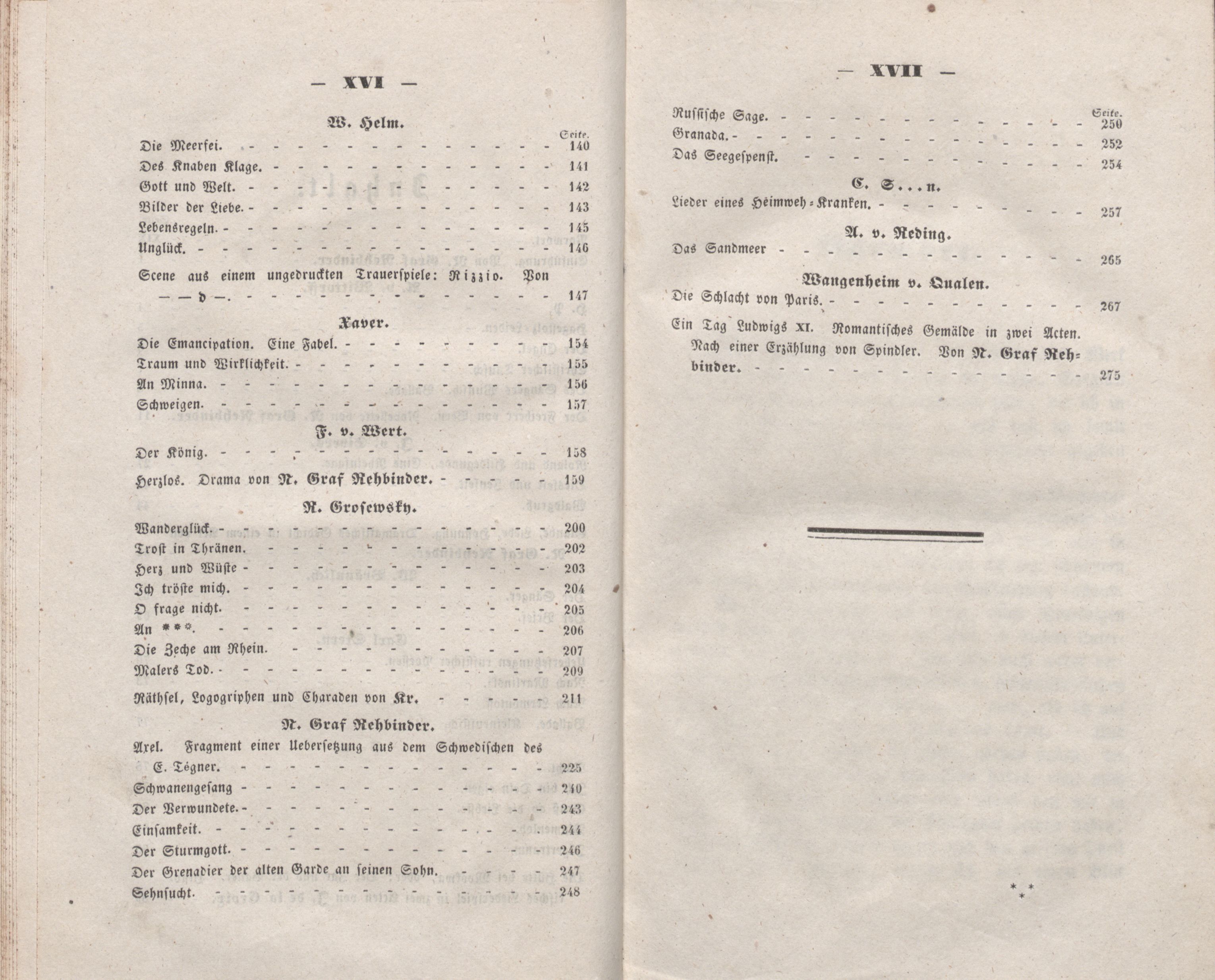 Baltisches Album (1848) | 9. (XVI-XVII) Основной текст