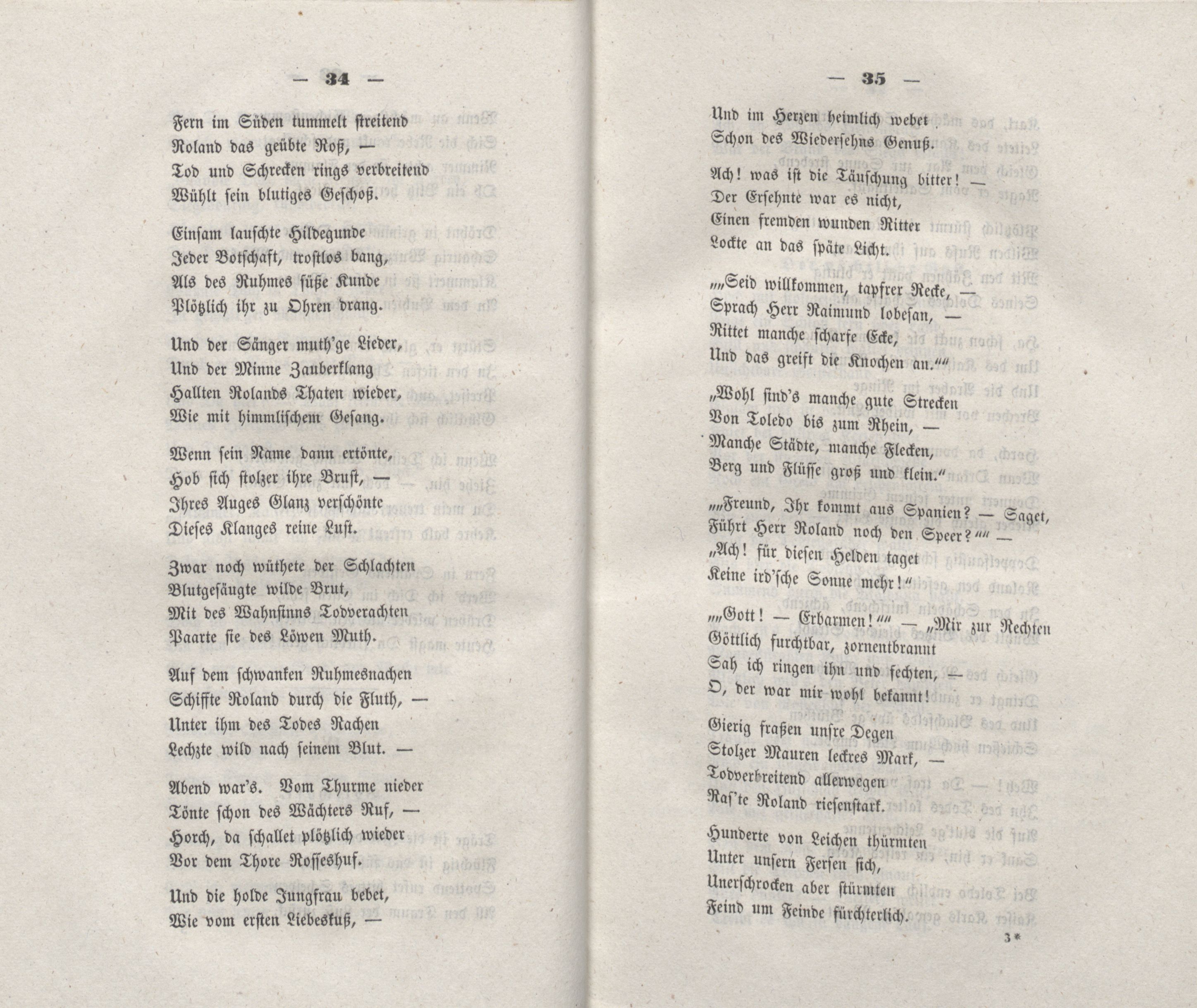 Roland und Hildegunde (1848) | 5. (34-35) Основной текст