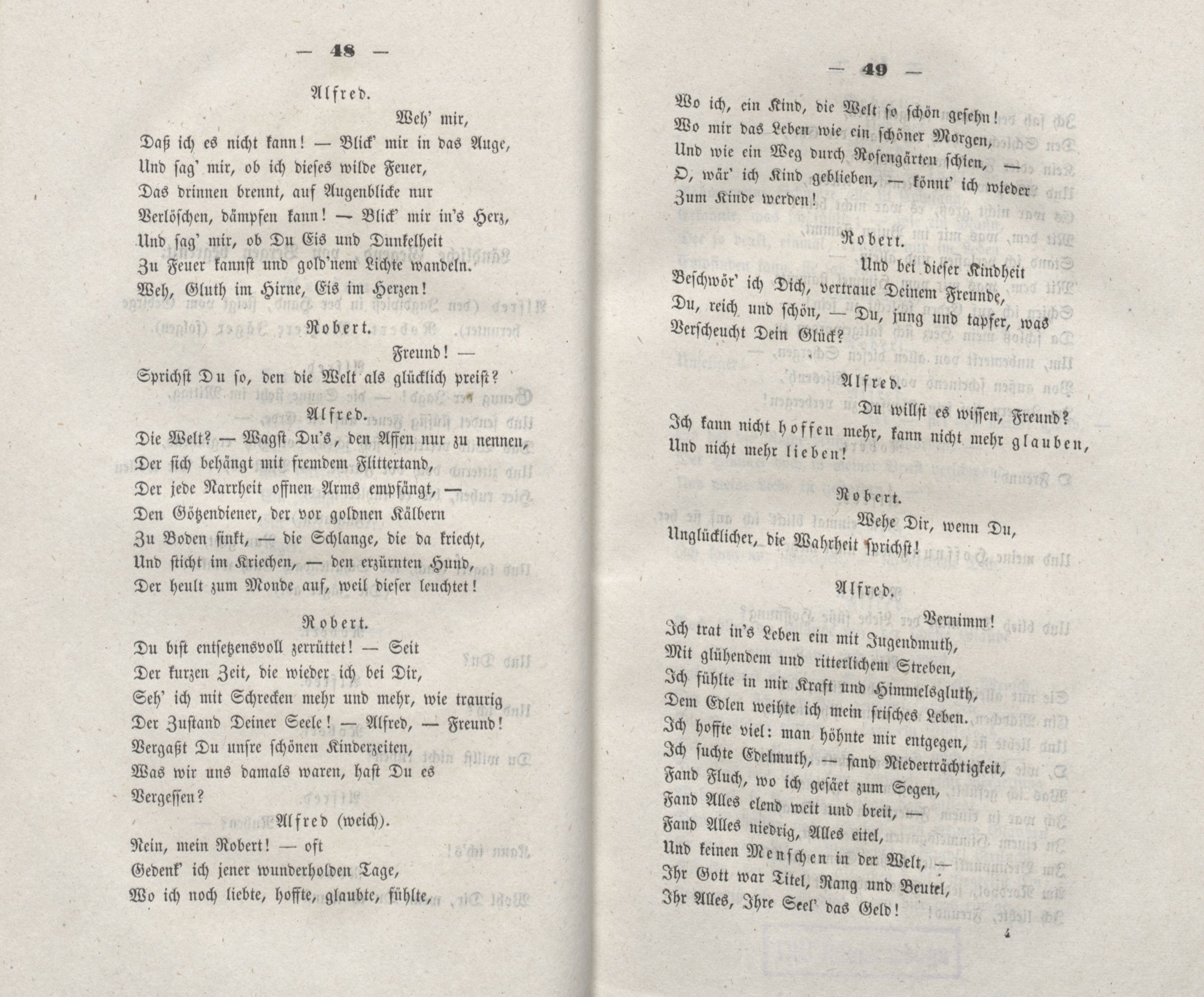 Glaube, Liebe, Hoffnung (1848) | 3. (48-49) Основной текст