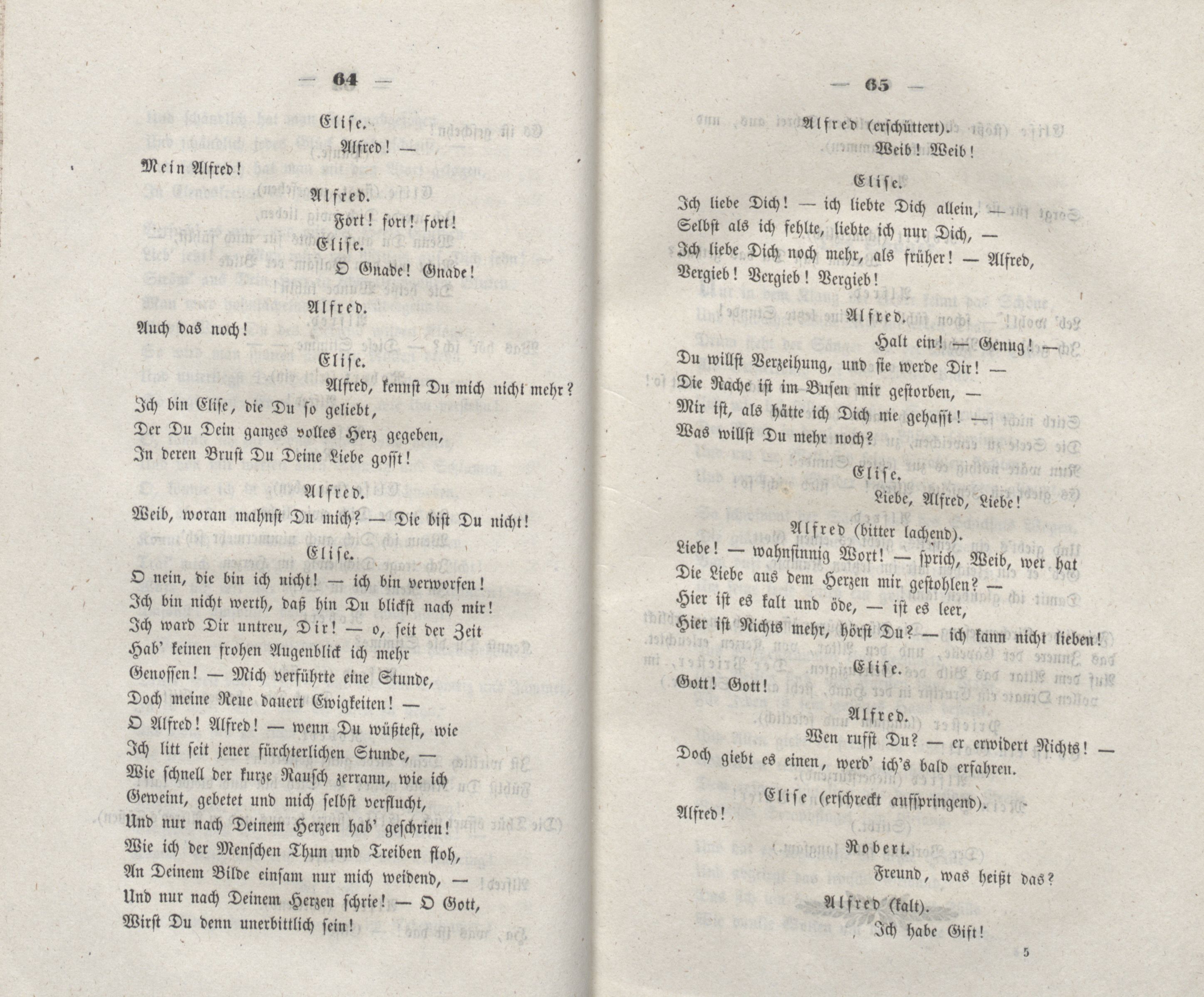 Glaube, Liebe, Hoffnung (1848) | 11. (64-65) Основной текст