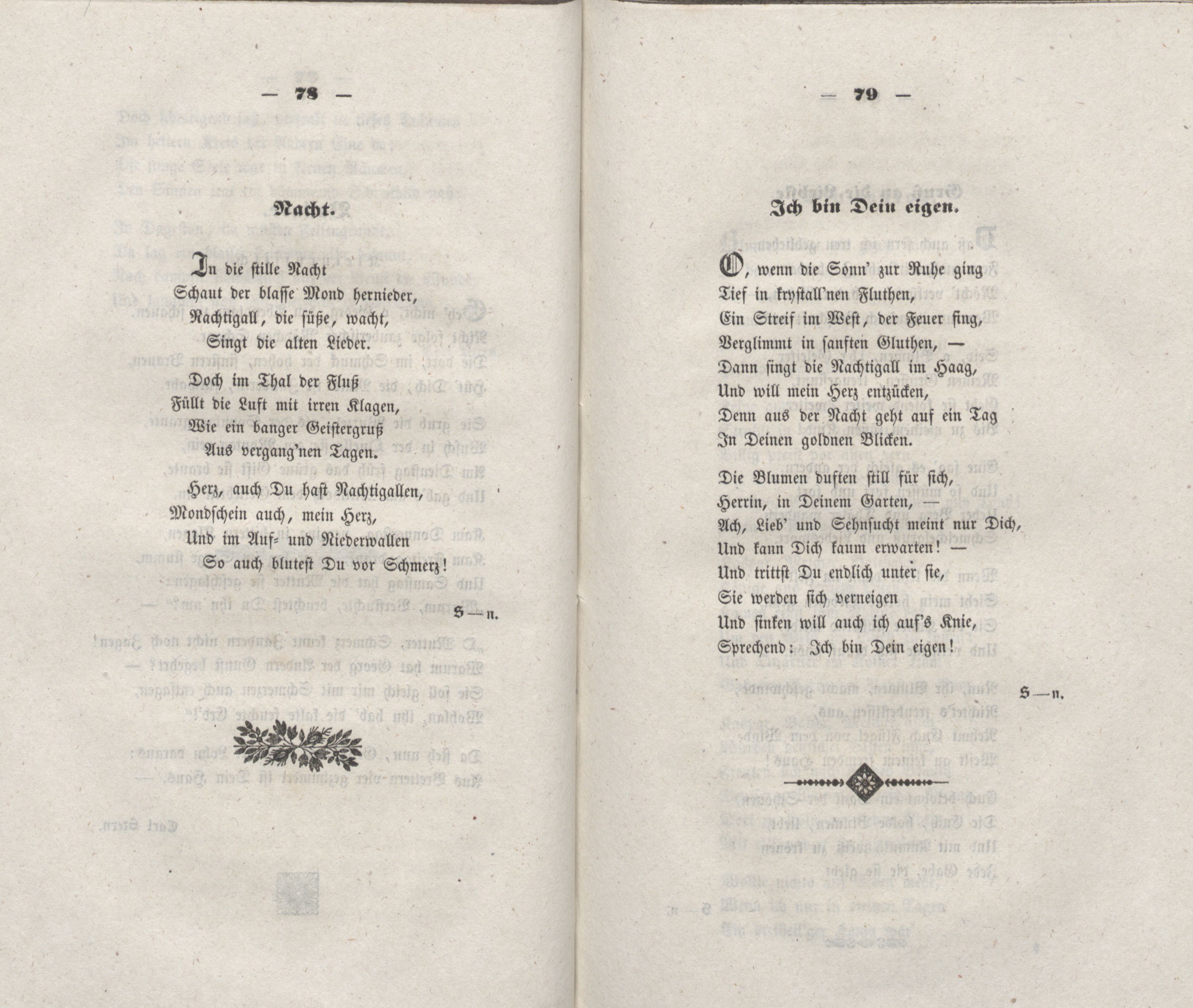 Ich bin Dein eigen (1848) | 1. (78-79) Основной текст