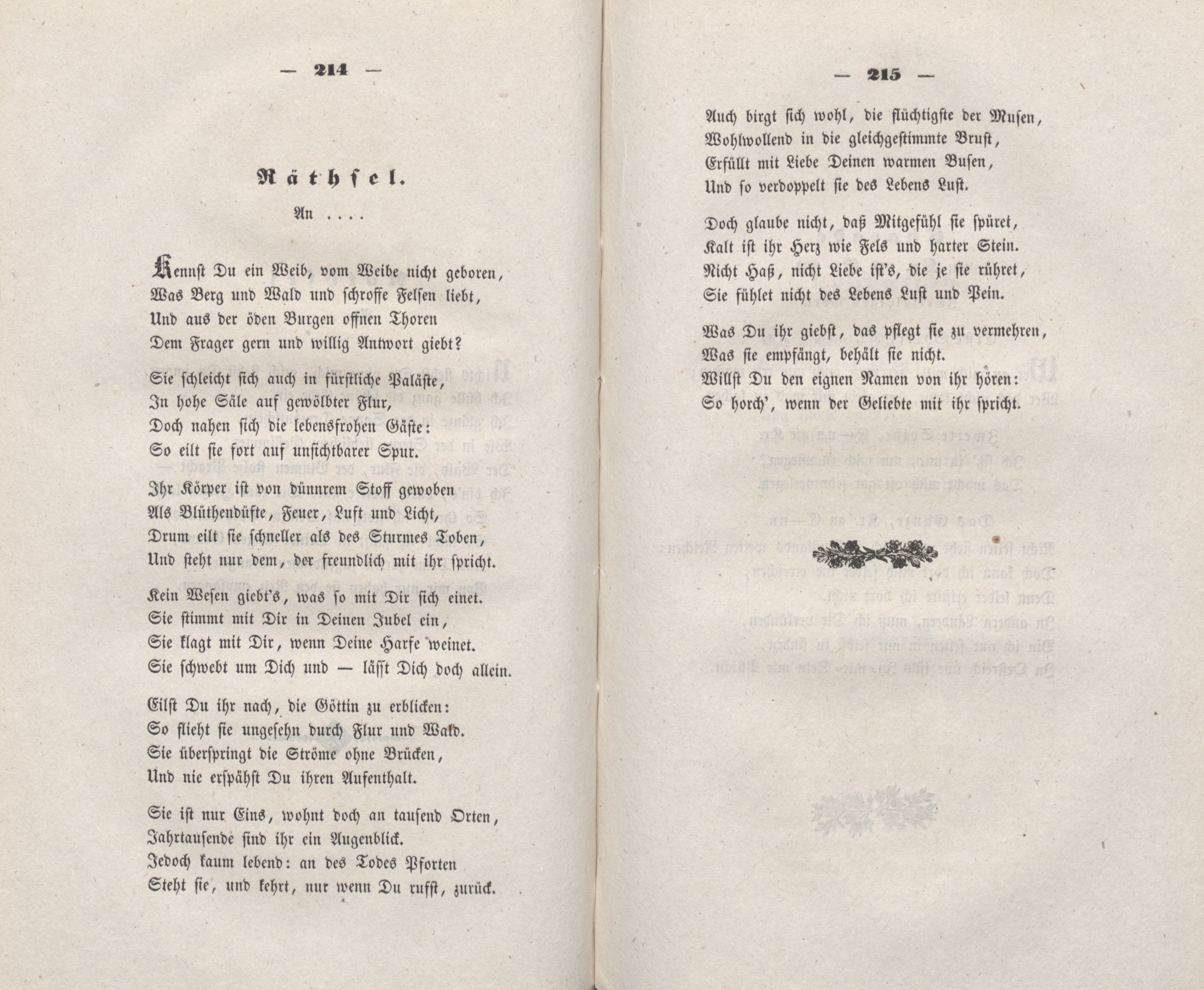 Baltisches Album (1848) | 118. (214-215) Main body of text