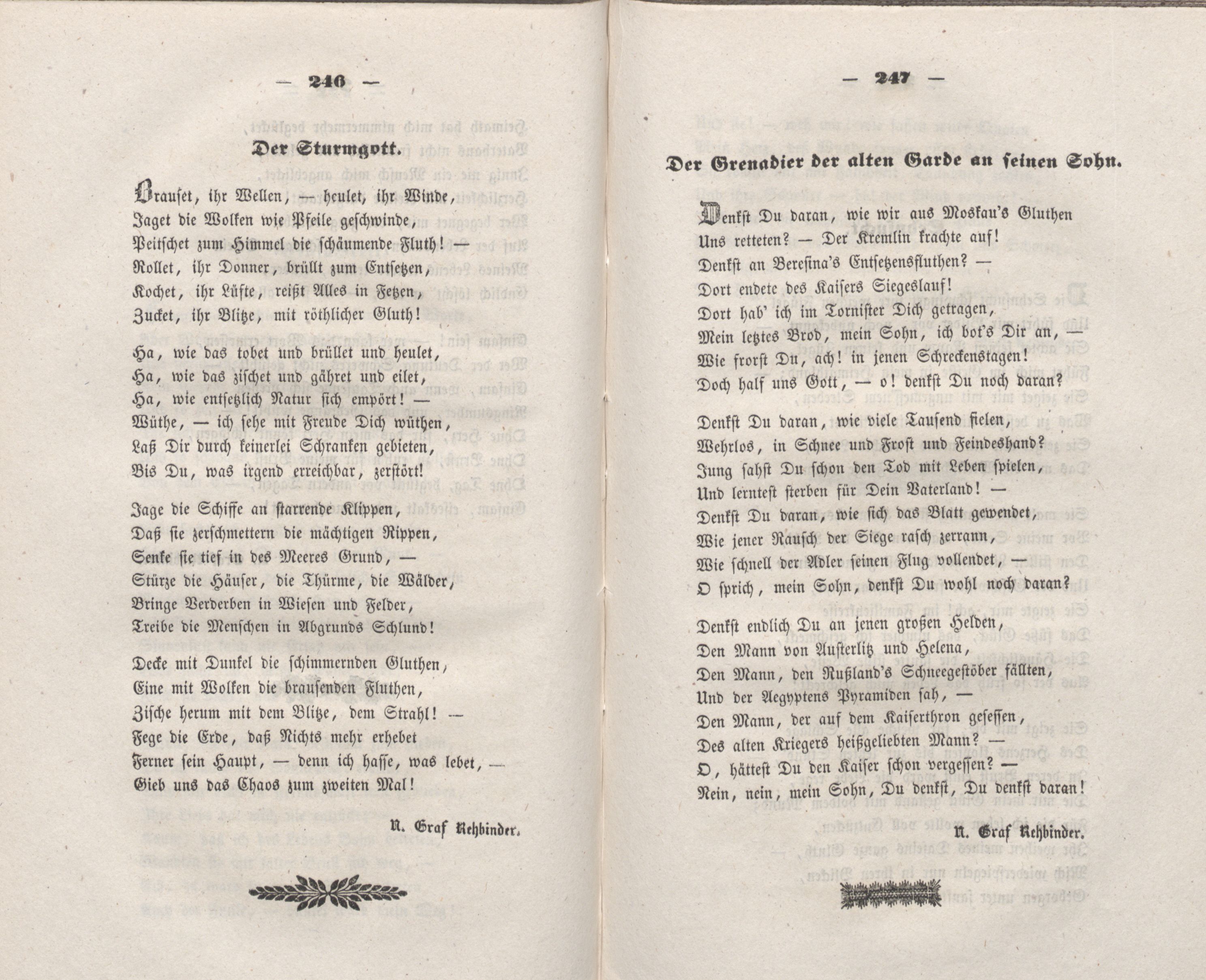 Der Grenadier der alten Garde an seinen Sohn (1848) | 1. (246-247) Main body of text