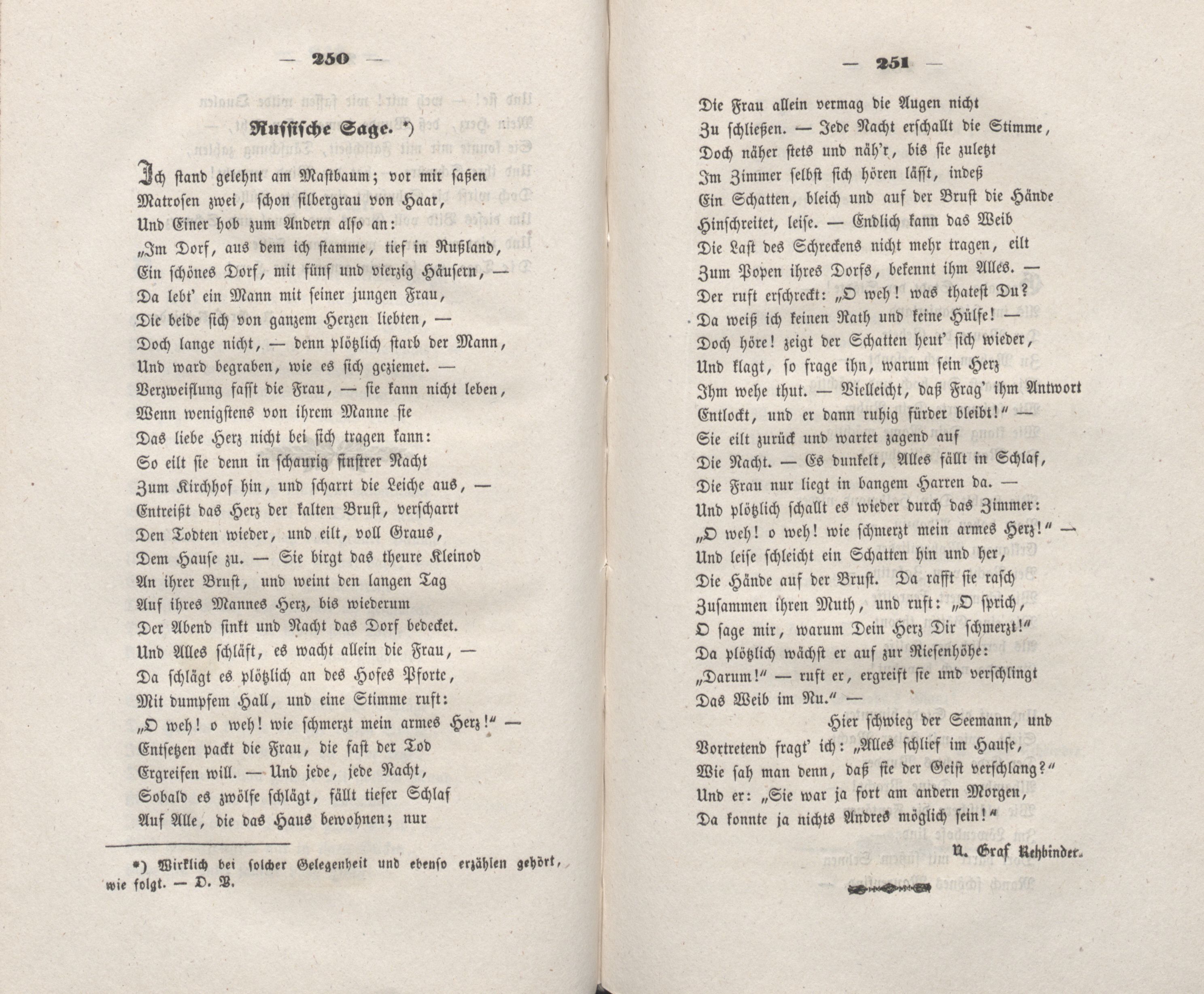 Baltisches Album (1848) | 136. (250-251) Основной текст