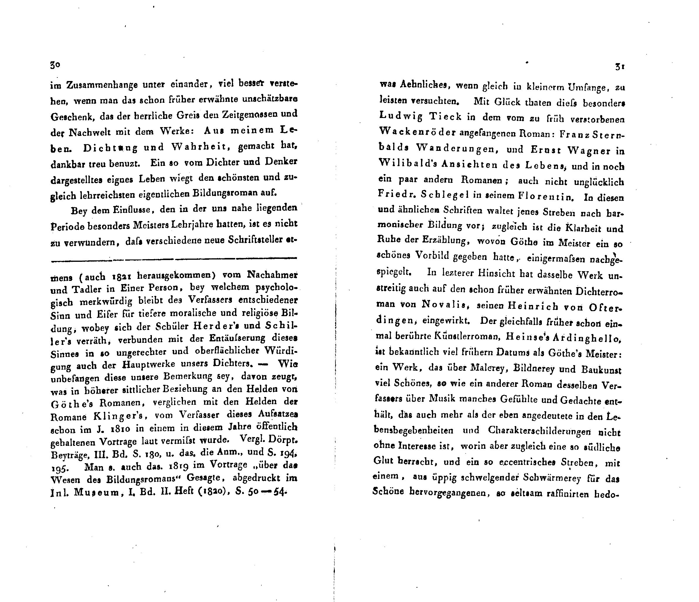 Neues Museum der teutschen Provinzen Russlands [1/1] (1824) | 30. (30-31) Основной текст