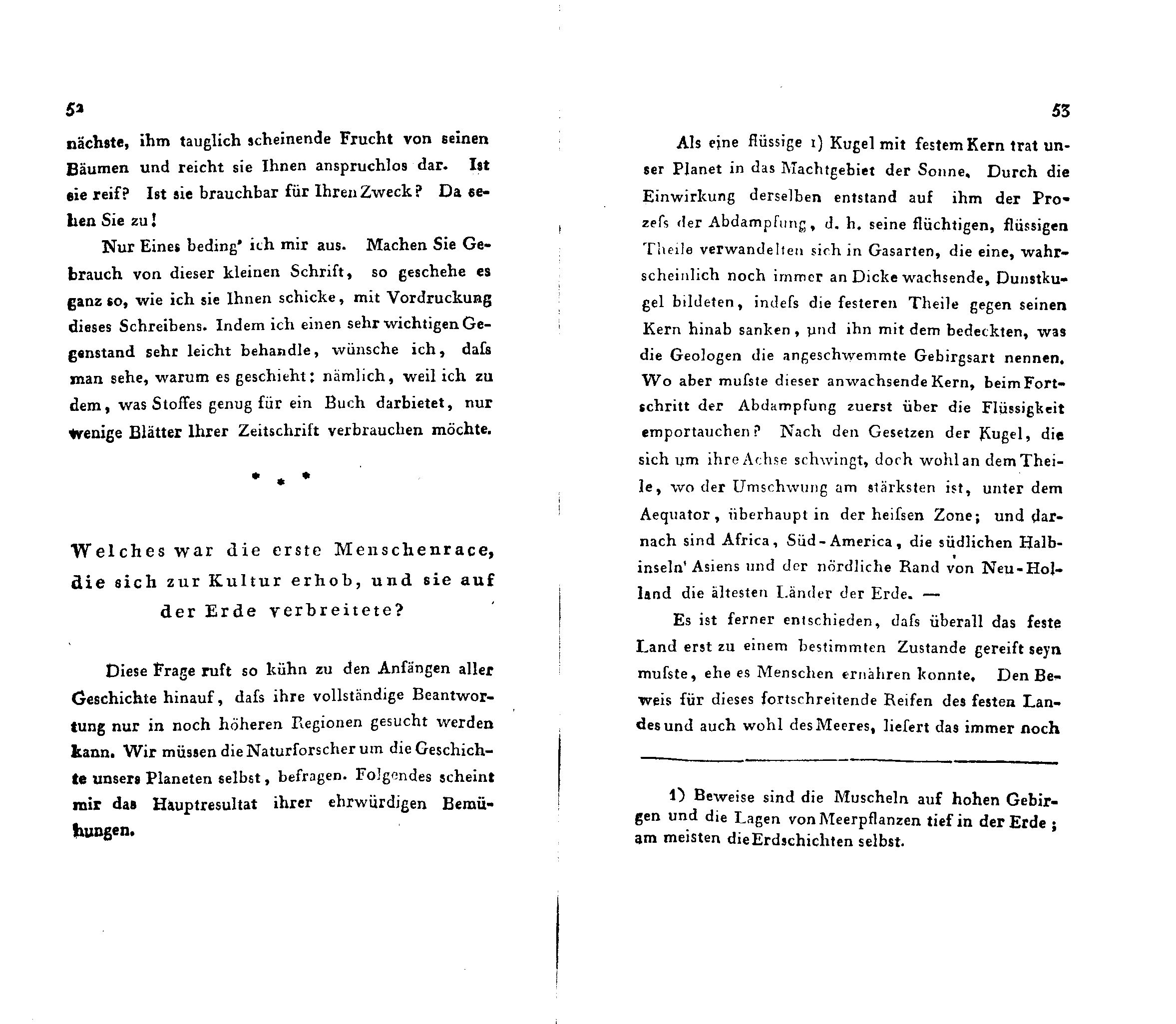 Ueber die früheste Welt-Cultur (1824) | 2. (52-53) Haupttext