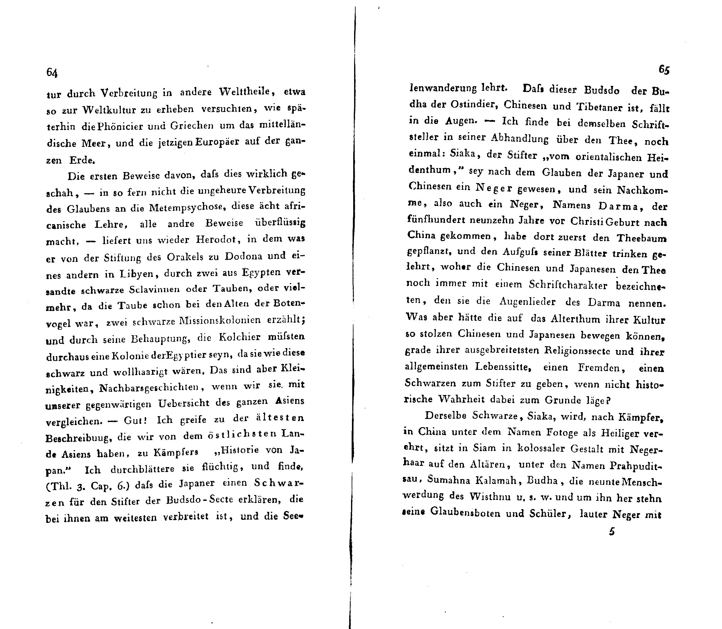 Ueber die früheste Welt-Cultur (1824) | 8. (64-65) Põhitekst