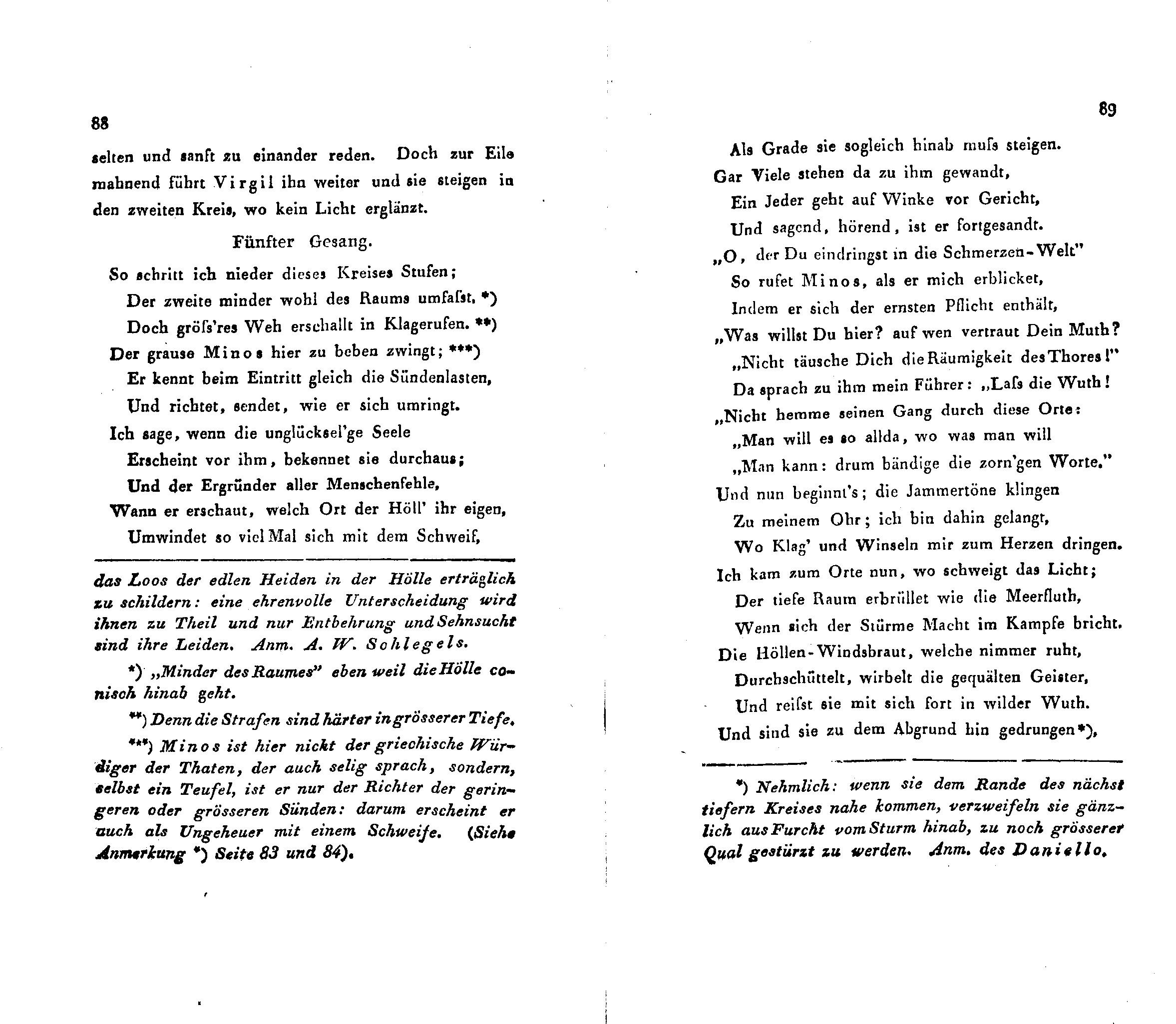 Ueber Dante Alighieri, seine Zeit und seine Divina Comedia (1824 – 1825) | 12. (88-89) Haupttext