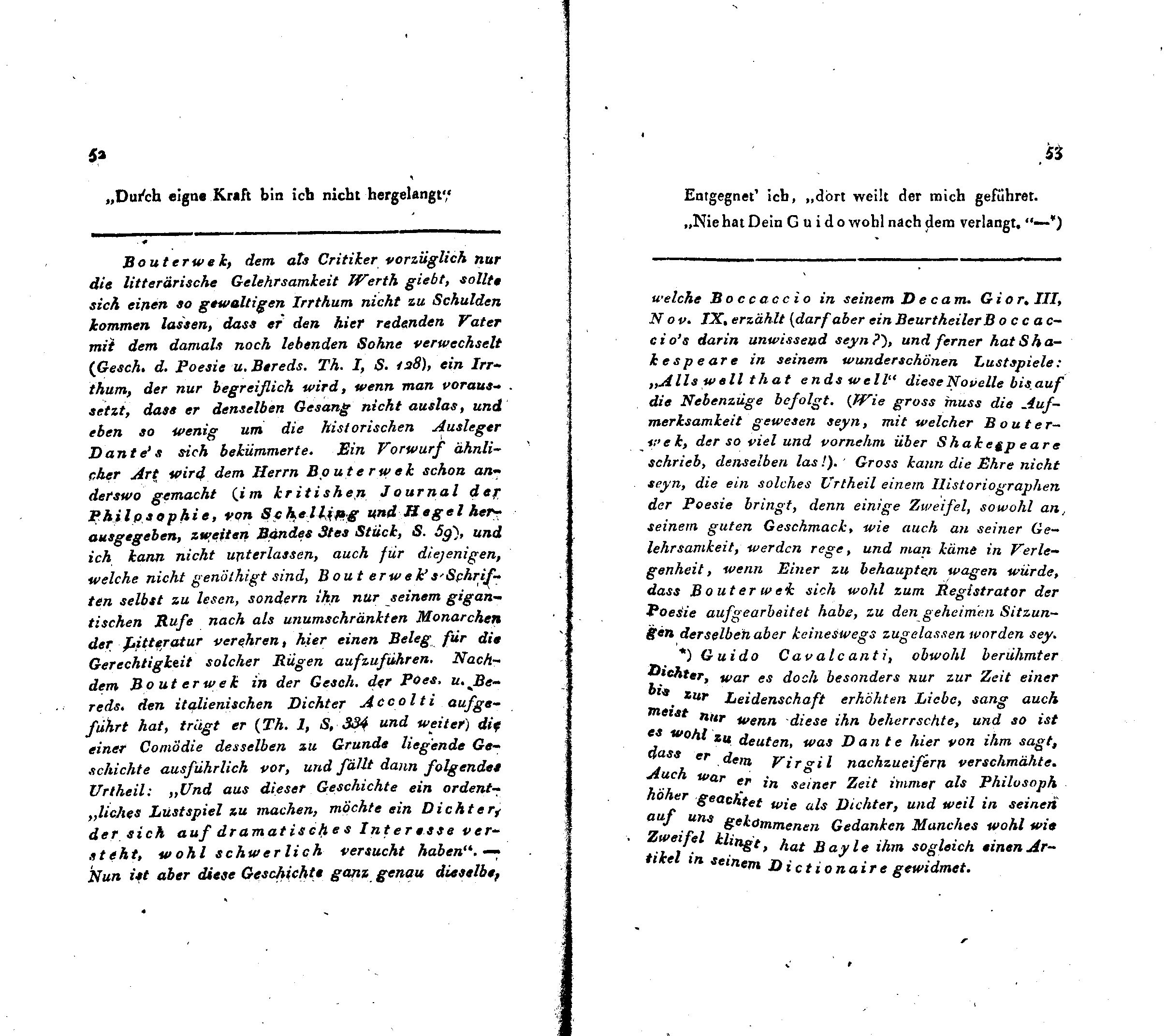 Ueber Dante Alighieri, seine Zeit und seine Divina Comedia [2] (1825) | 11. (52-53) Main body of text