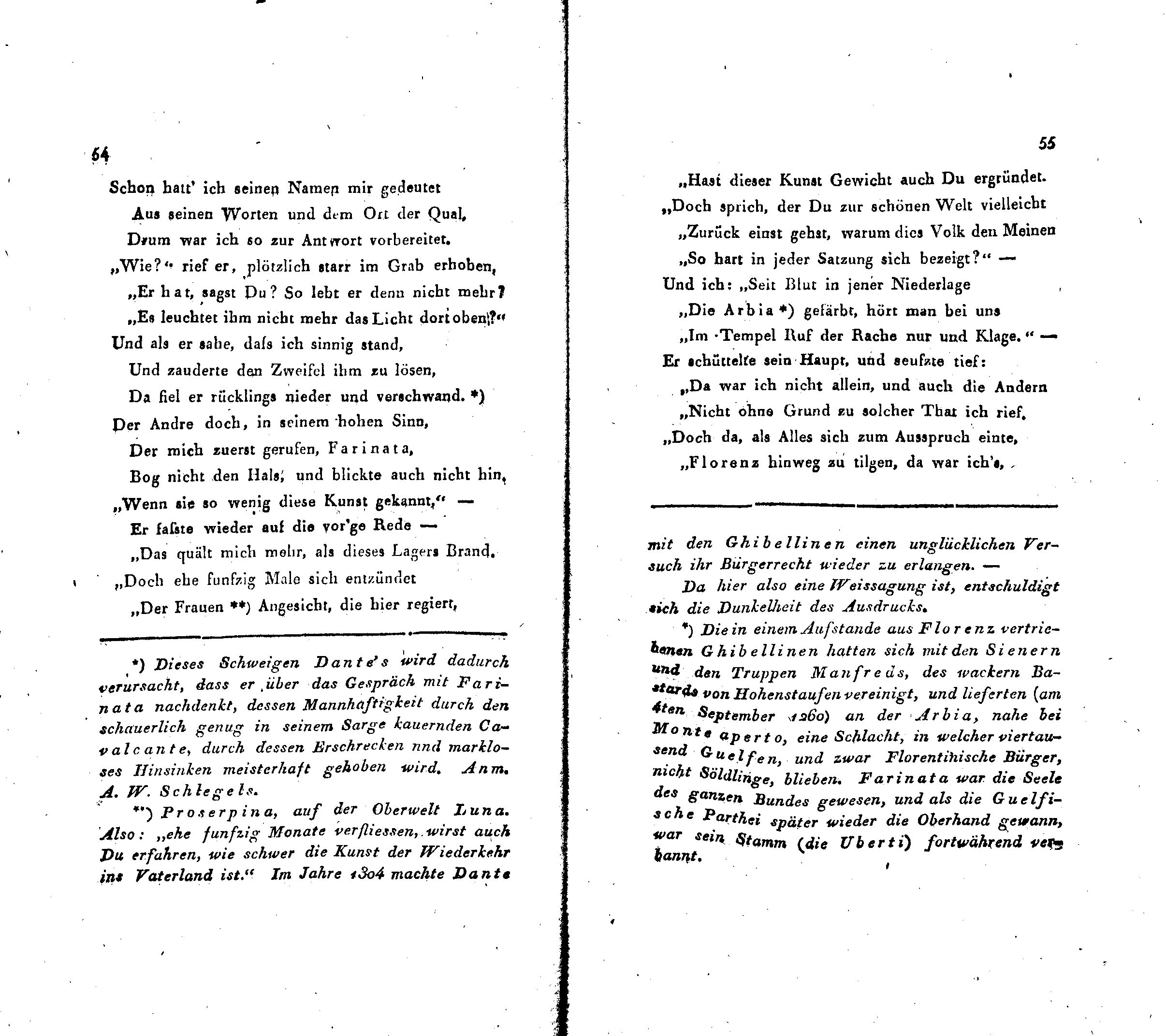 Ueber Dante Alighieri, seine Zeit und seine Divina Comedia (1824 – 1825) | 28. (54-55) Põhitekst