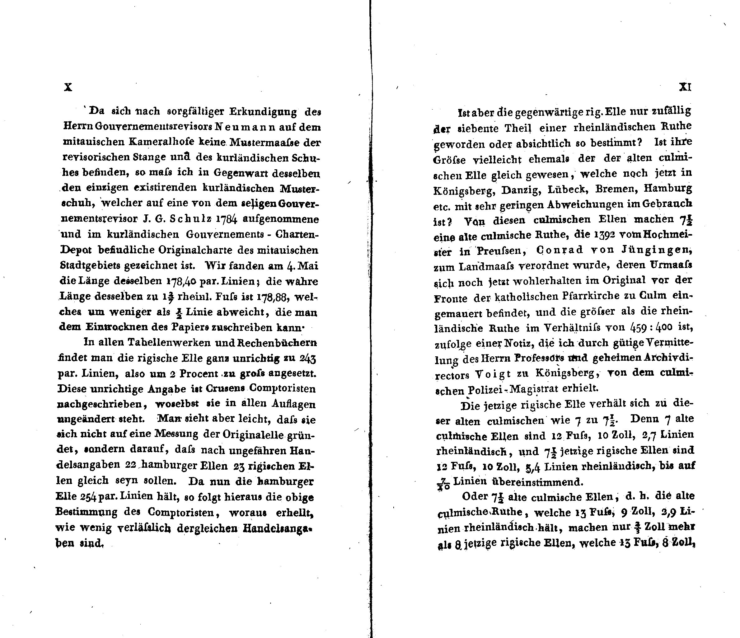 Neues Museum der teutschen Provinzen Russlands [1/2] (1825) | 58. (X-XI) Основной текст