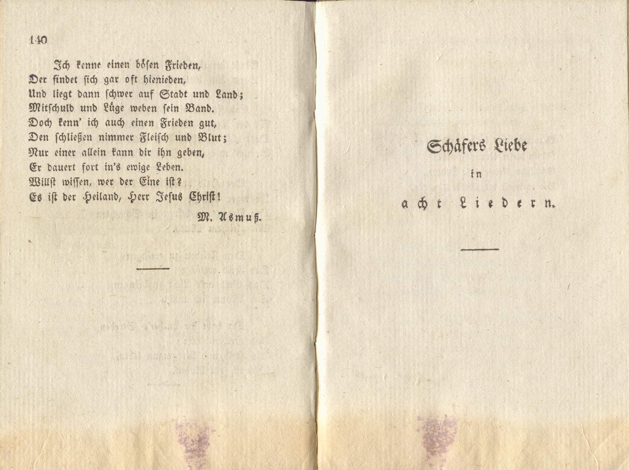 Inländischer Dichtergarten [1] (1828) | 78. (140-141) Основной текст