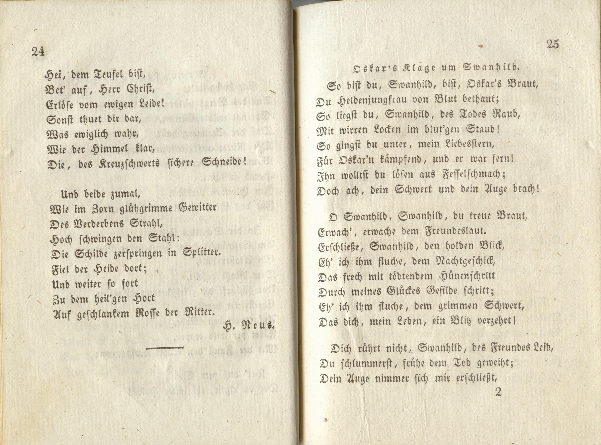 Inländischer Dichtergarten [2] (1830) | 20. (24-25) Haupttext