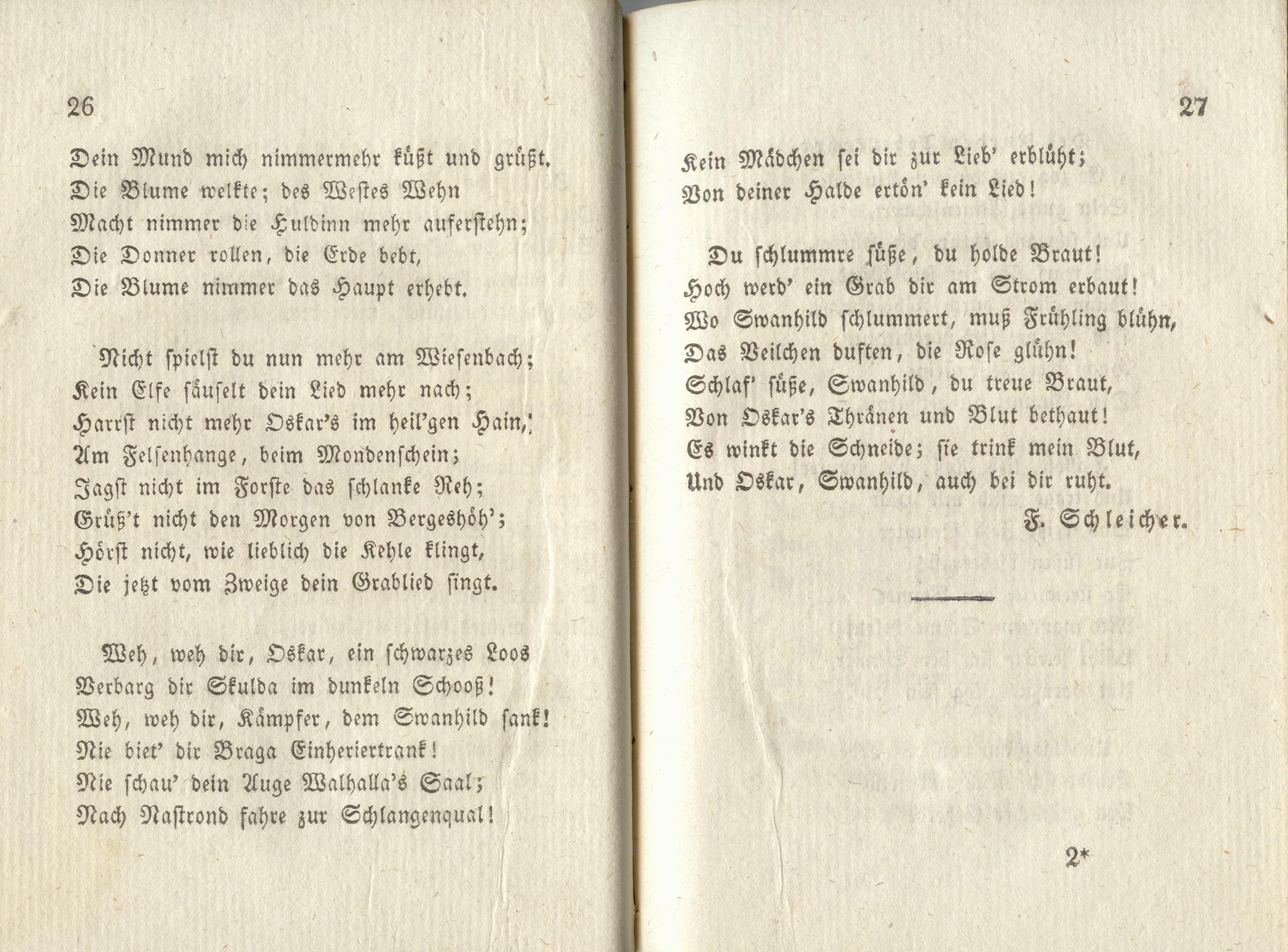 Inländischer Dichtergarten [2] (1830) | 21. (26-27) Основной текст