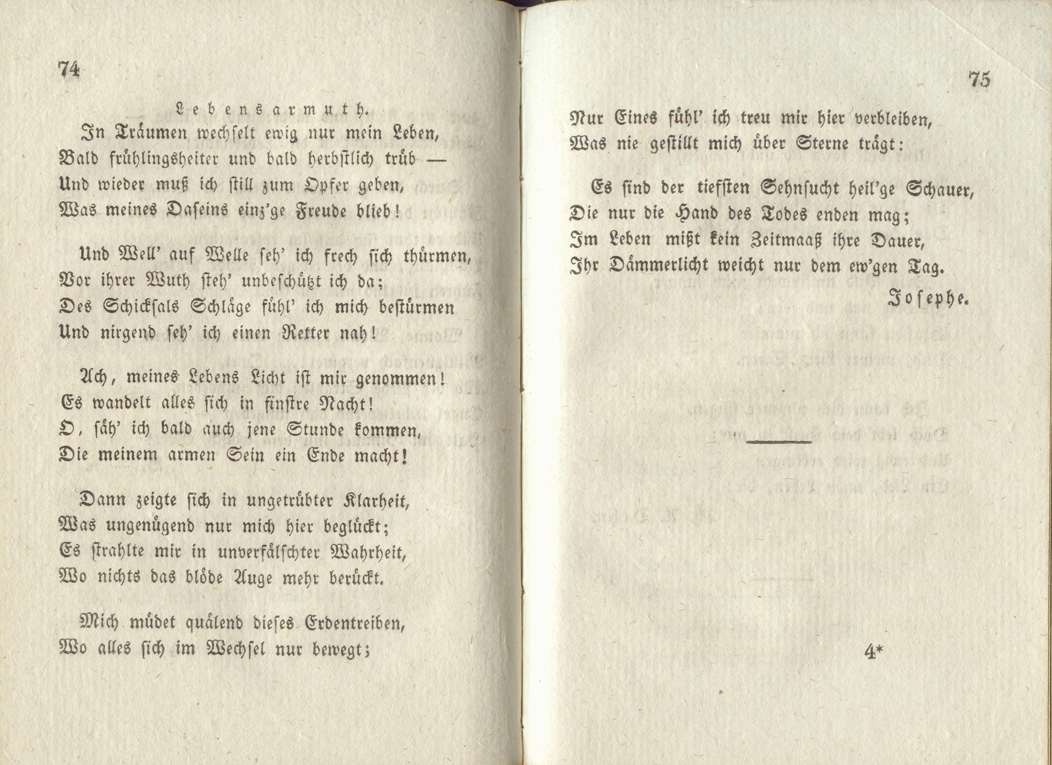 Inländischer Dichtergarten [2] (1830) | 45. (74-75) Haupttext